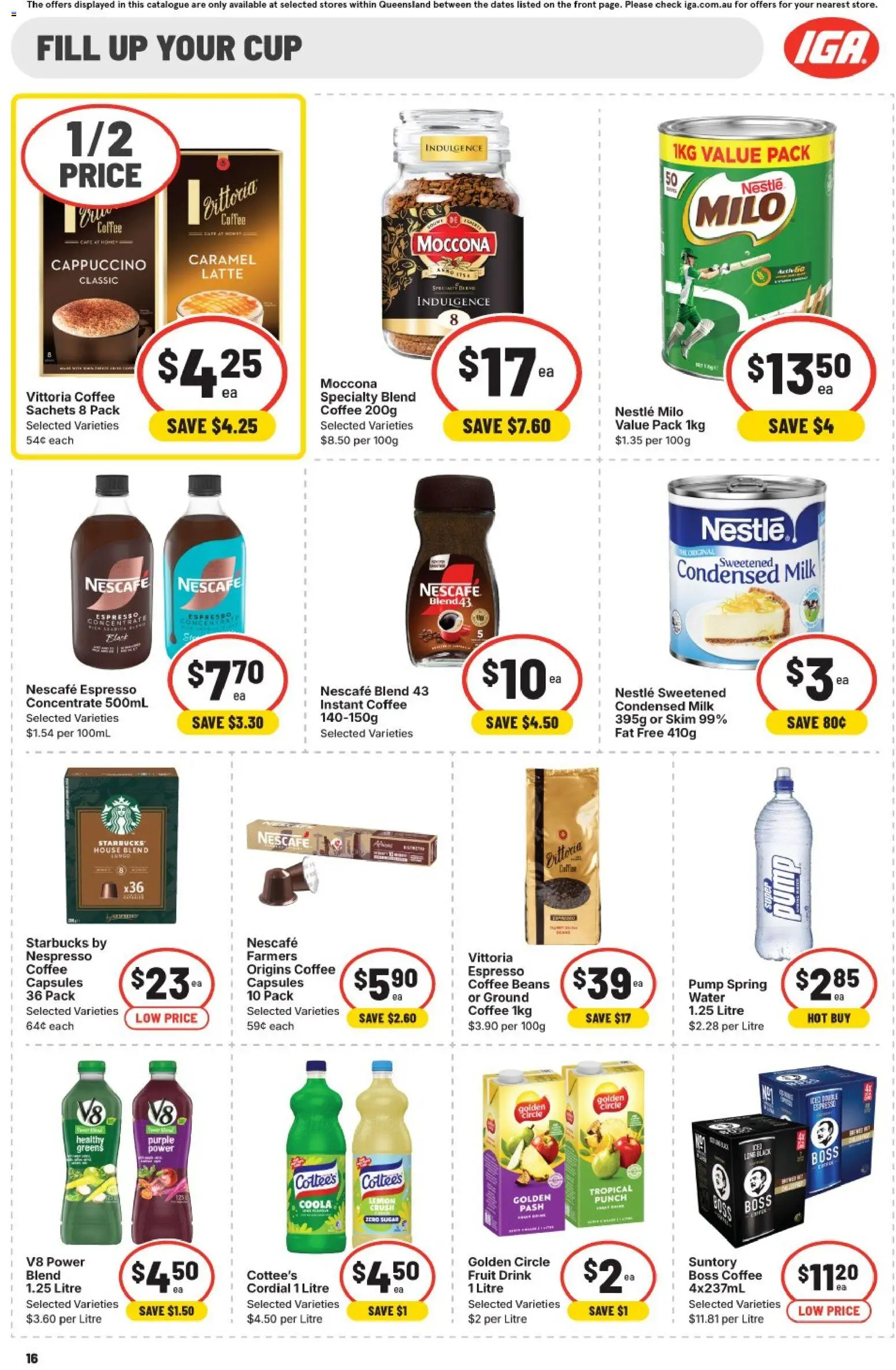 IGA catalogue - valid from 24.12.2025 | Page: 19 | Products: Sugar, Greens, Moccona, Nescafe