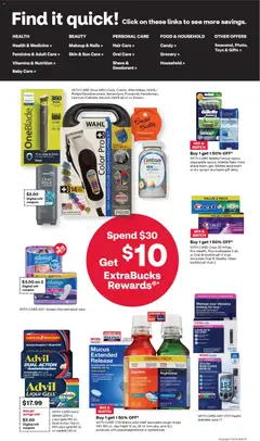 Preview of CVS Pharmacy weekly ads valid from 02.11.2025 | Page: 3 | Products: Glucose, Deodorant, Toothpaste, Starter