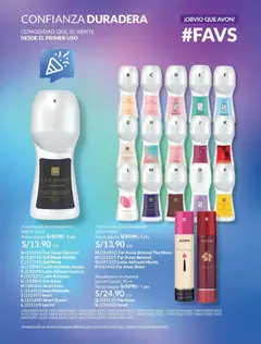 Vista previa de folleto Avon catálogo - Campaña 5 de la Avon válido desde 10.03.2026 | Página: 33 | Productos: Desodorante, Antitranspirante, Empaque