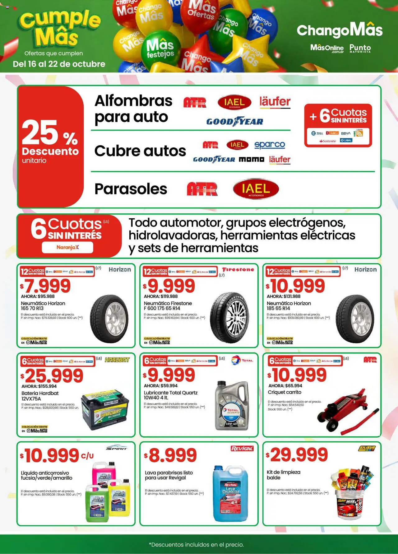 Changomas ofertas │ válido desde el 16.10.2025 | Página: 15 | Productos: Batería