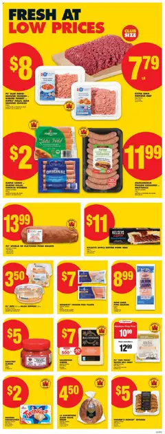 No Frills flyer valid from 31.07.2025 | Page: 4 | Products: Beef, PC, Turkey, Cheese