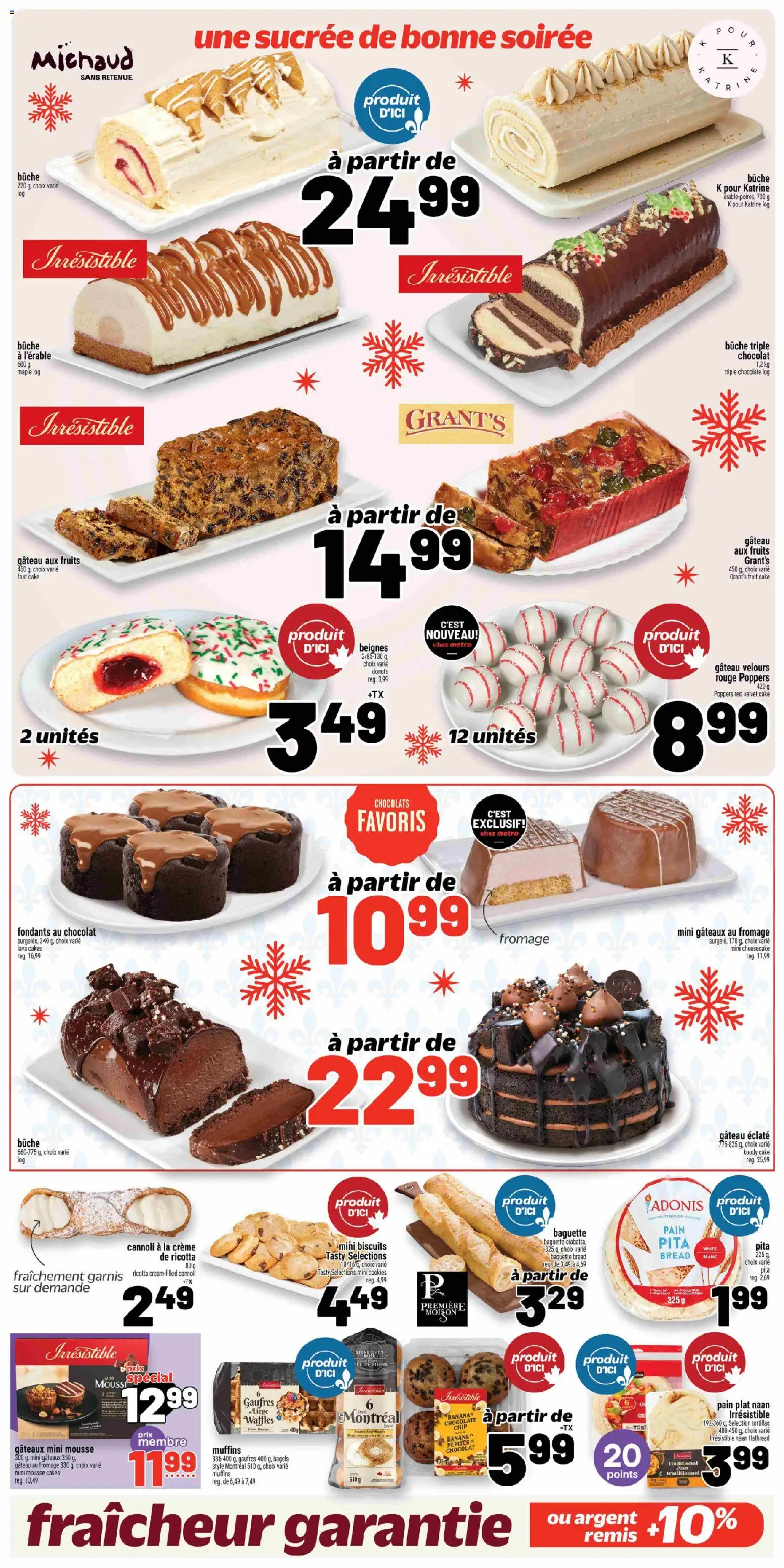 Metro flyer valid from 27.11.2025 | Page: 11 | Products: Cookies, Oven, Bread, Chocolate