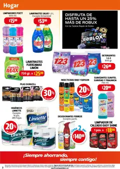 Nuevas ofertas de Farmacia Guadalajara válidas en toda la República Mexicana desde el 15.07.2025. ¡Encuentra las mejores ofertas en Farmacia Guadalajara - Catálogo! | Página: 2 | Productos: Esponja, Limón, Limpiador, Pilas