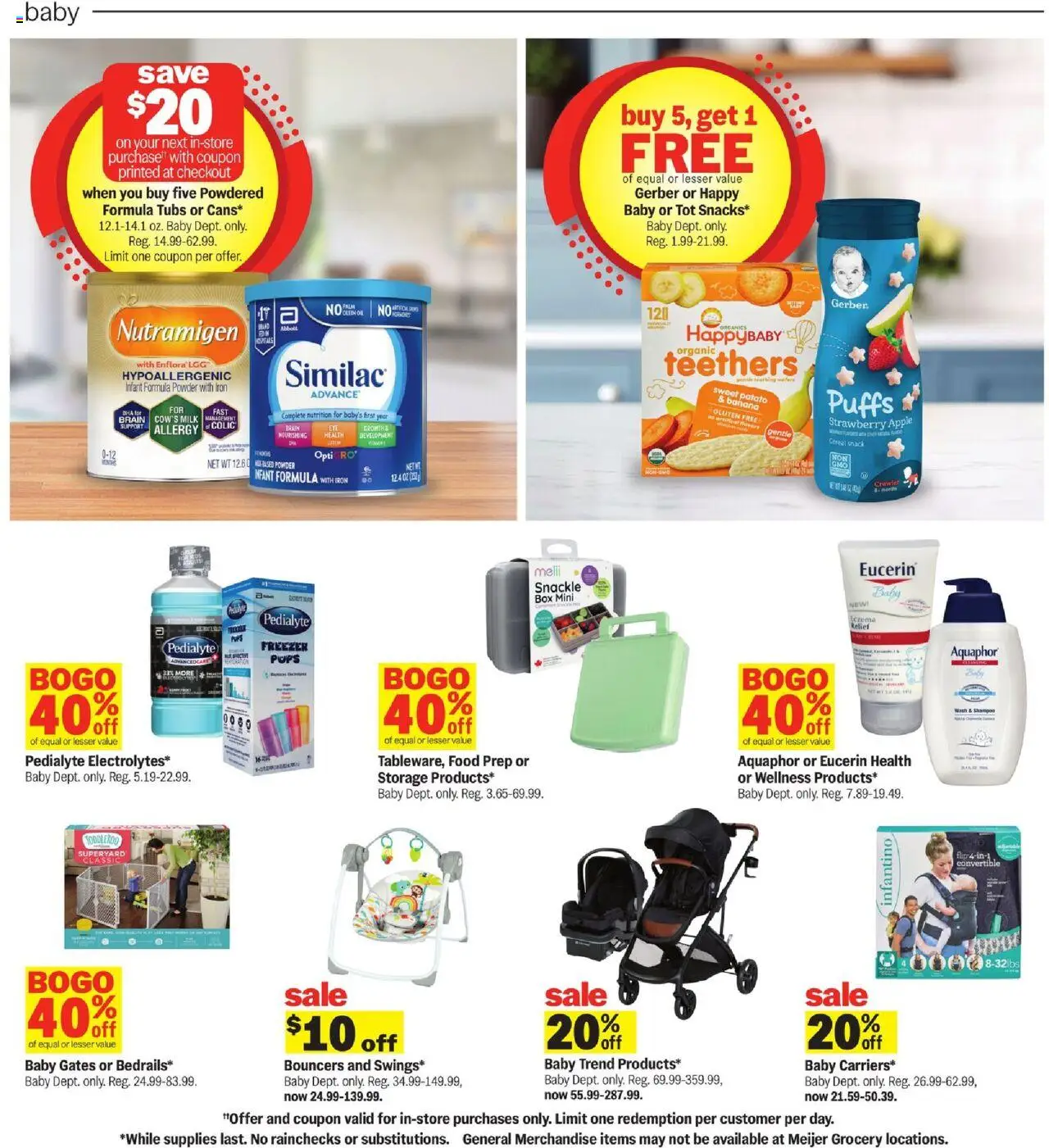 Meijer Weekly Ad - valid from 22.10.2025 | Page: 40 | Products: Box, Powder, Milk, Iron