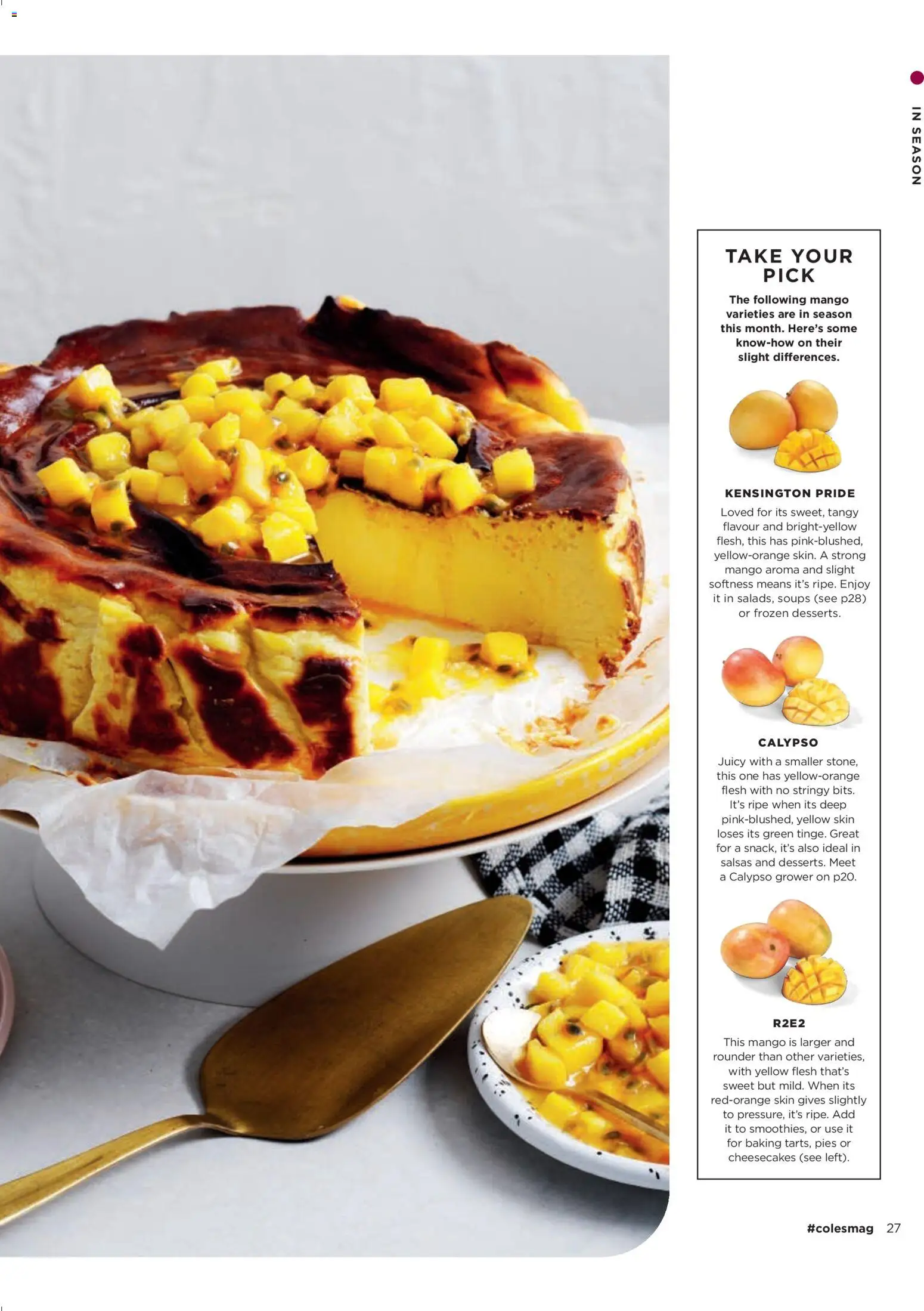 Coles catalogue - valid from 06.11.2025 | Page: 27 | Products: Mango, Pies