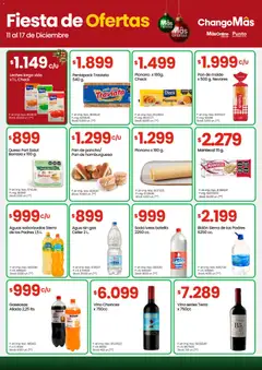Vista previa Changomas ofertas válido desde el 11.12.2025 | Página: 4 | Productos: Botella, Agua, Leche, Vino