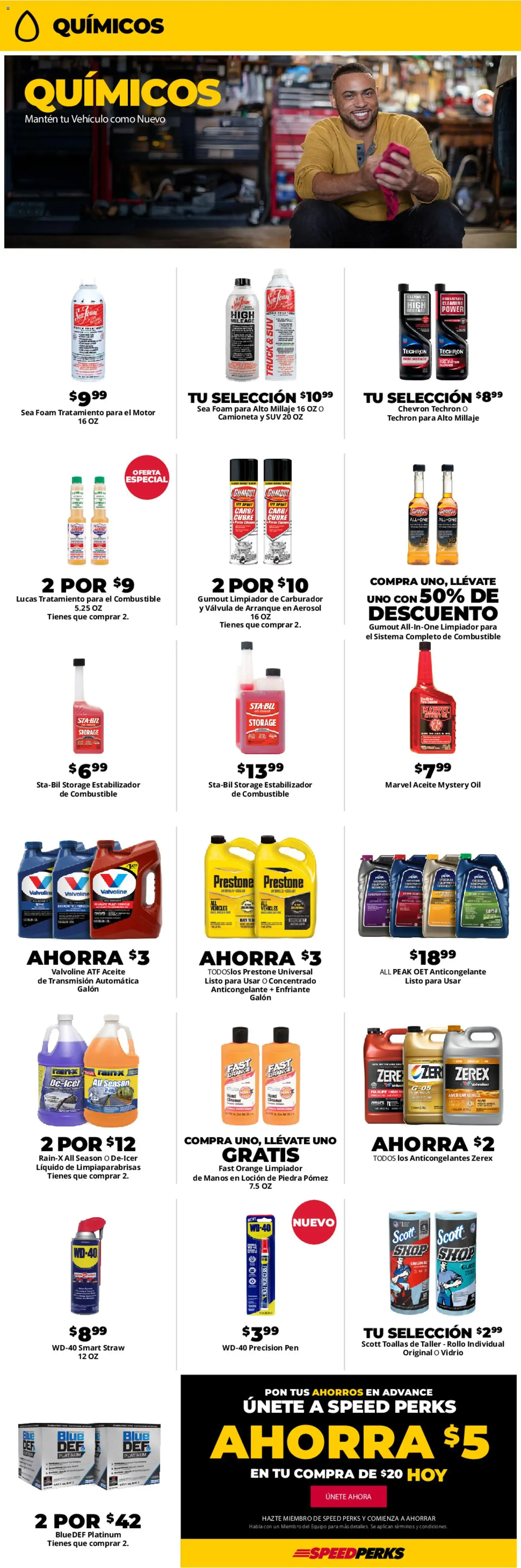 Advance Auto Parts Weekly Ad - Spanish - valid from 27.11.2025 | Page: 3 | Products: Pen, Oil