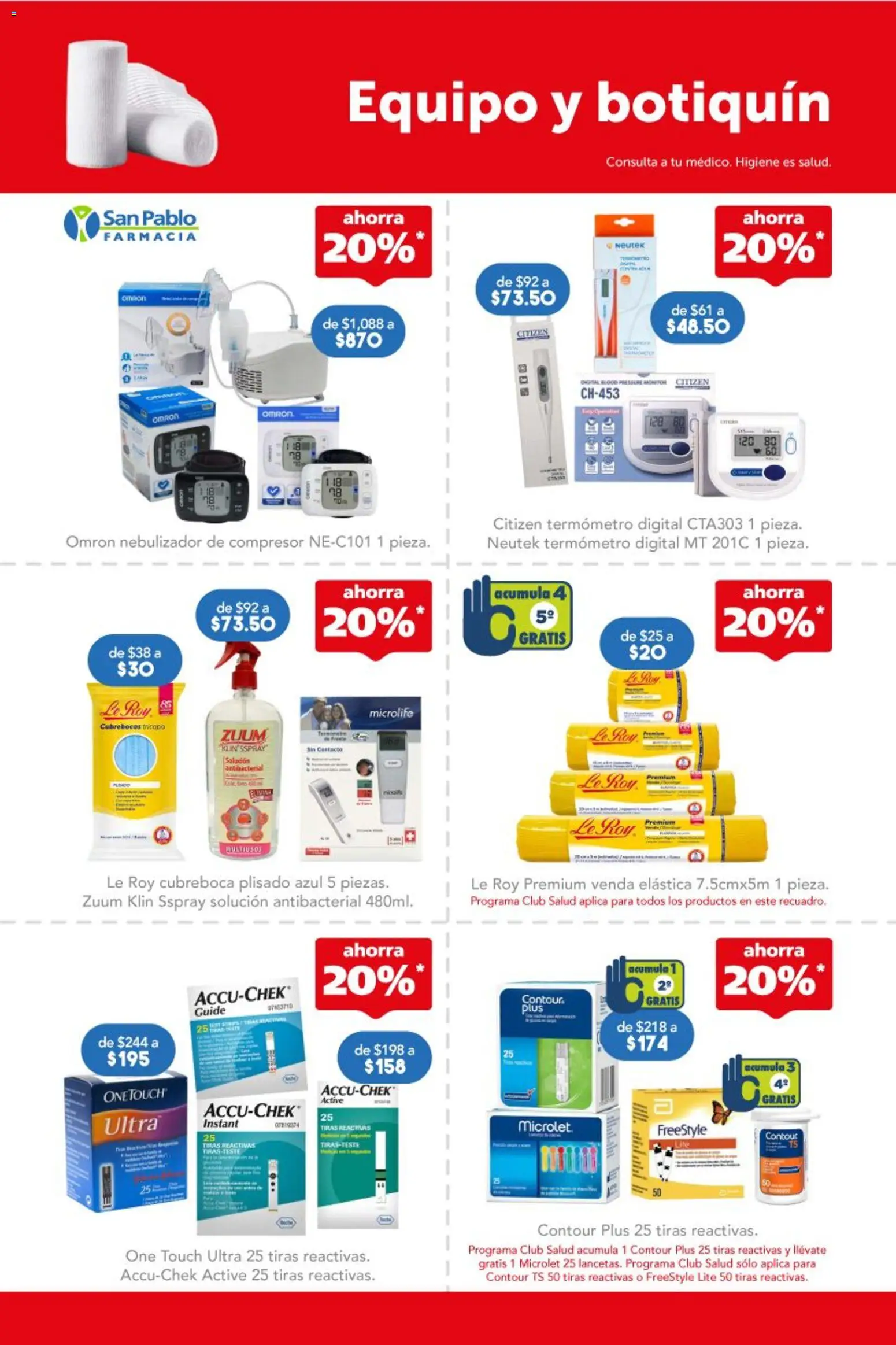 Nuevas ofertas de Farmacia San Pablo válidas en toda la República Mexicana desde el 01.02.2026. ¡Encuentra las mejores ofertas en Farmacia San Pablo catálogo! | Página: 8