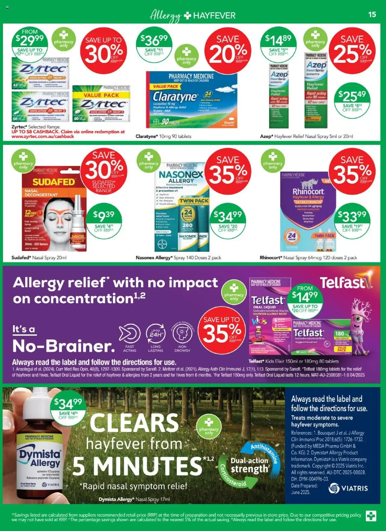 Terry White catalogue - valid from 11.09.2025 | Page: 18 | Products: Nasal spray, Runny nose, Treatment, Tablets