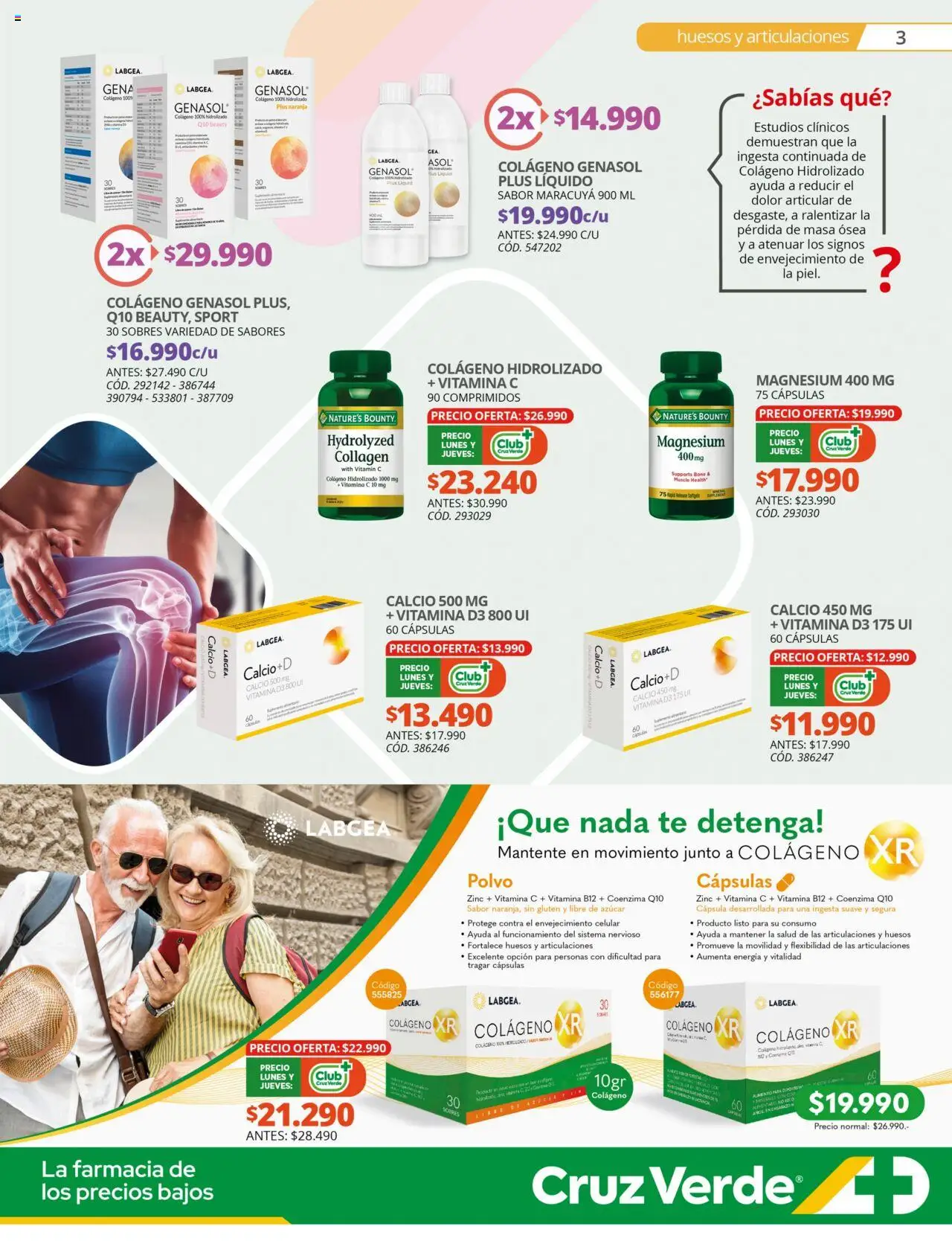Bienestar Cruz Verde │ válido desde el 01.08.2025 | Página: 3 | Productos: Polvo, Té, Azucar