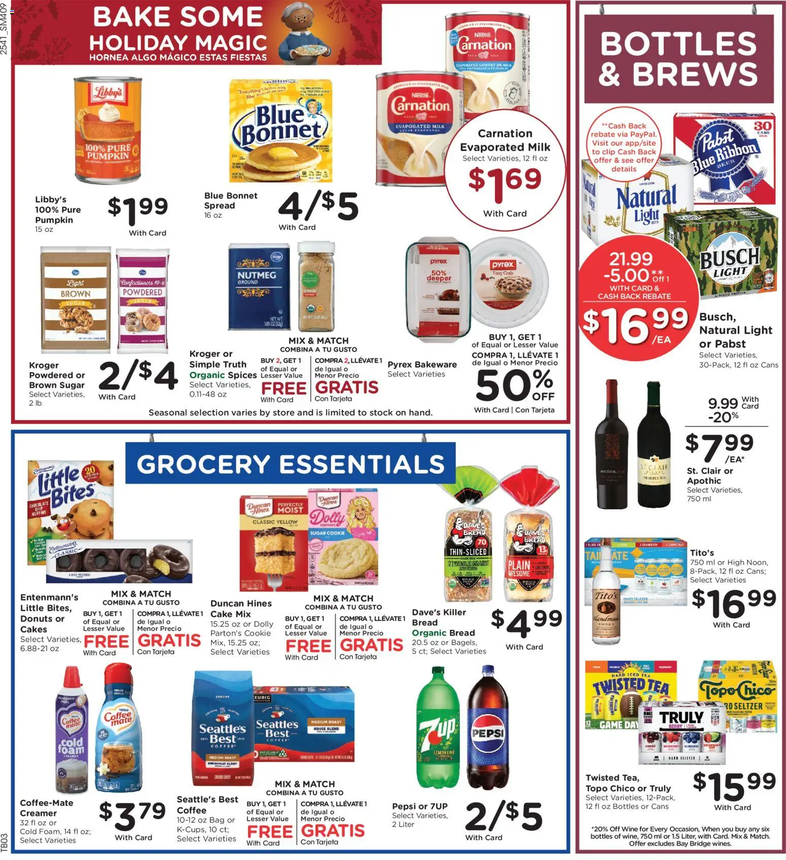 Smith's Weekly Ad - NM - valid from 12.11.2025 | Page: 5 | Products: Clip, Beer, Lemon, Game