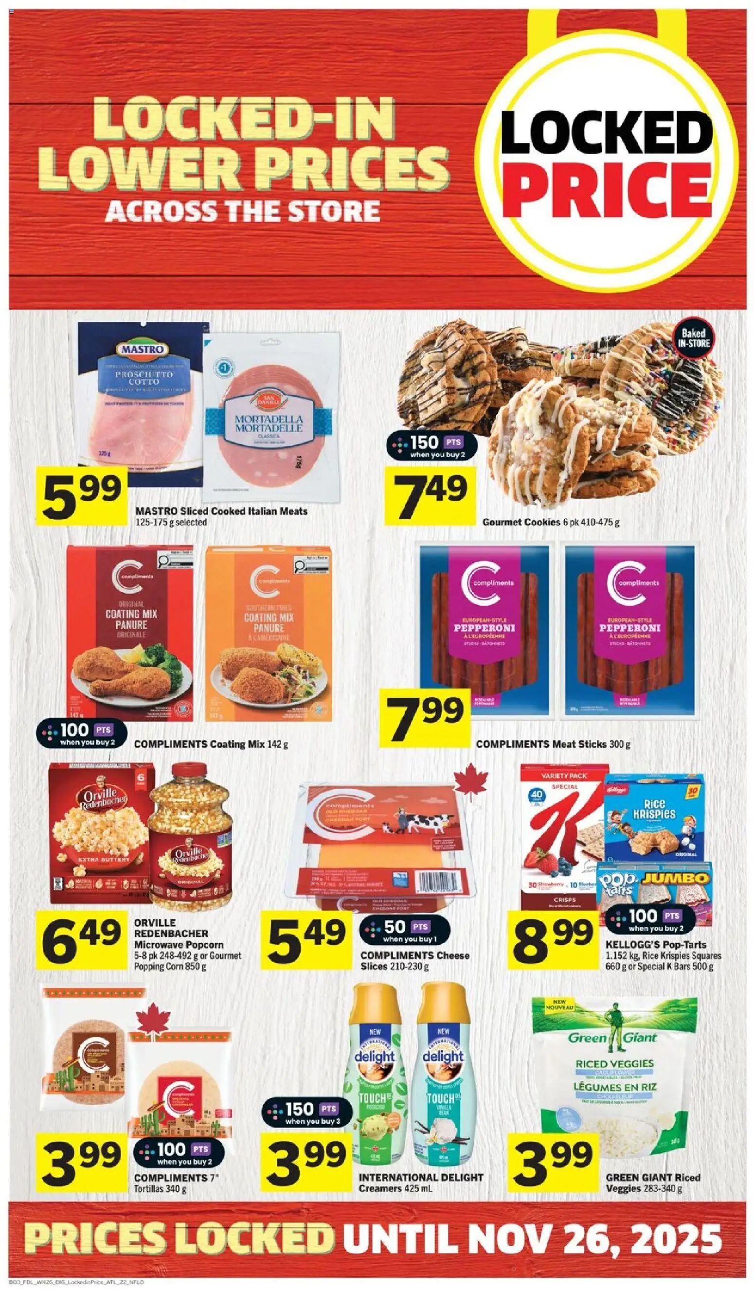 Foodland flyer valid from 23.10.2025 | Page: 8 | Products: Rice, Cookies, Cheese