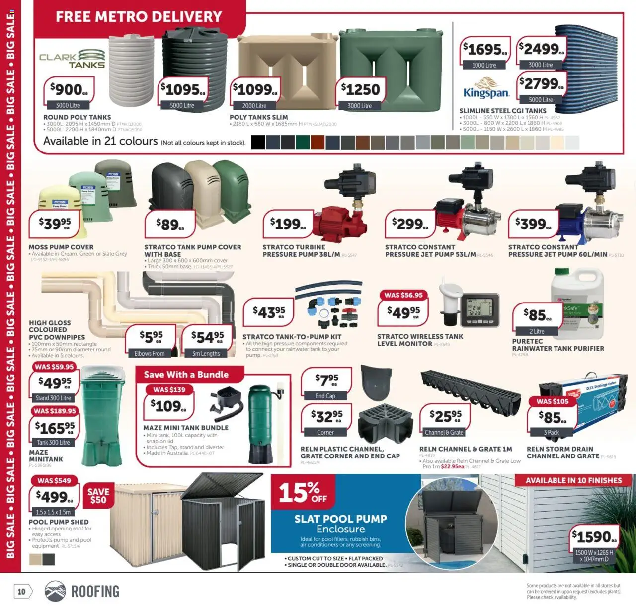 Stratco catalogue - valid from 19.09.2025 | Page: 10 | Products: Grate, Door, Shed, Monitor