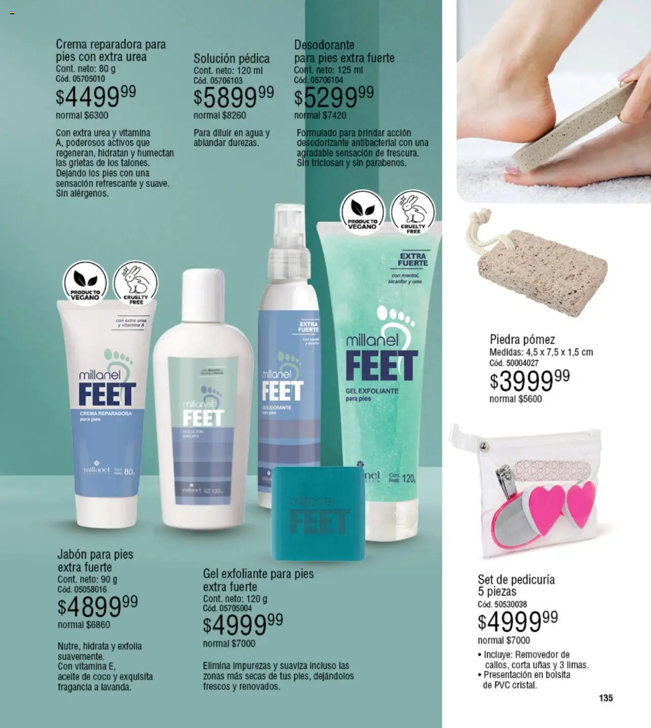 Millanel catálogo │ válido desde el 23.06.2025 | Página: 135 | Productos: Aceite, Corta uñas, Desodorante, Crema