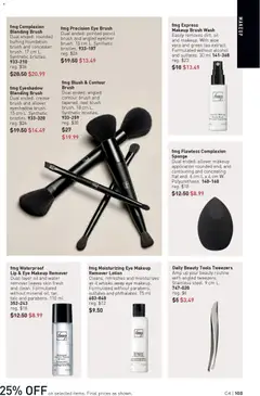 Preview of fmg Complexion Blending Brush, Dual ended: rounded buffing foundation brush and concealer brush. 17 cm L. Synthetic bristles. from shop Avon valid from 12.02.2026 | Page: 103 | Products: Blush, Sponge, Eyeliner, Eye makeup remover