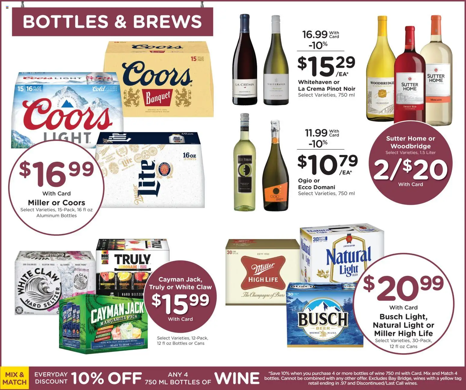 Kroger Weekly Ad - valid from 10.12.2025 | Page: 15 | Products: Juice, Wine, Beer, Watermelon