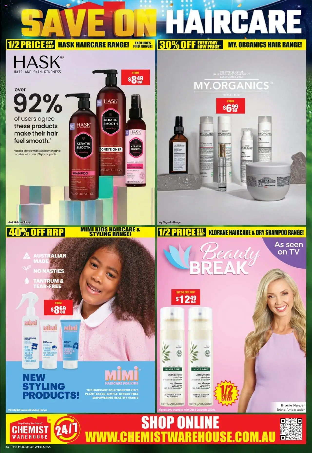 Chemist Warehouse catalogue - valid from 08.09.2025 | Page: 34 | Products: Shampoo, Conditioner, Oil, Mask
