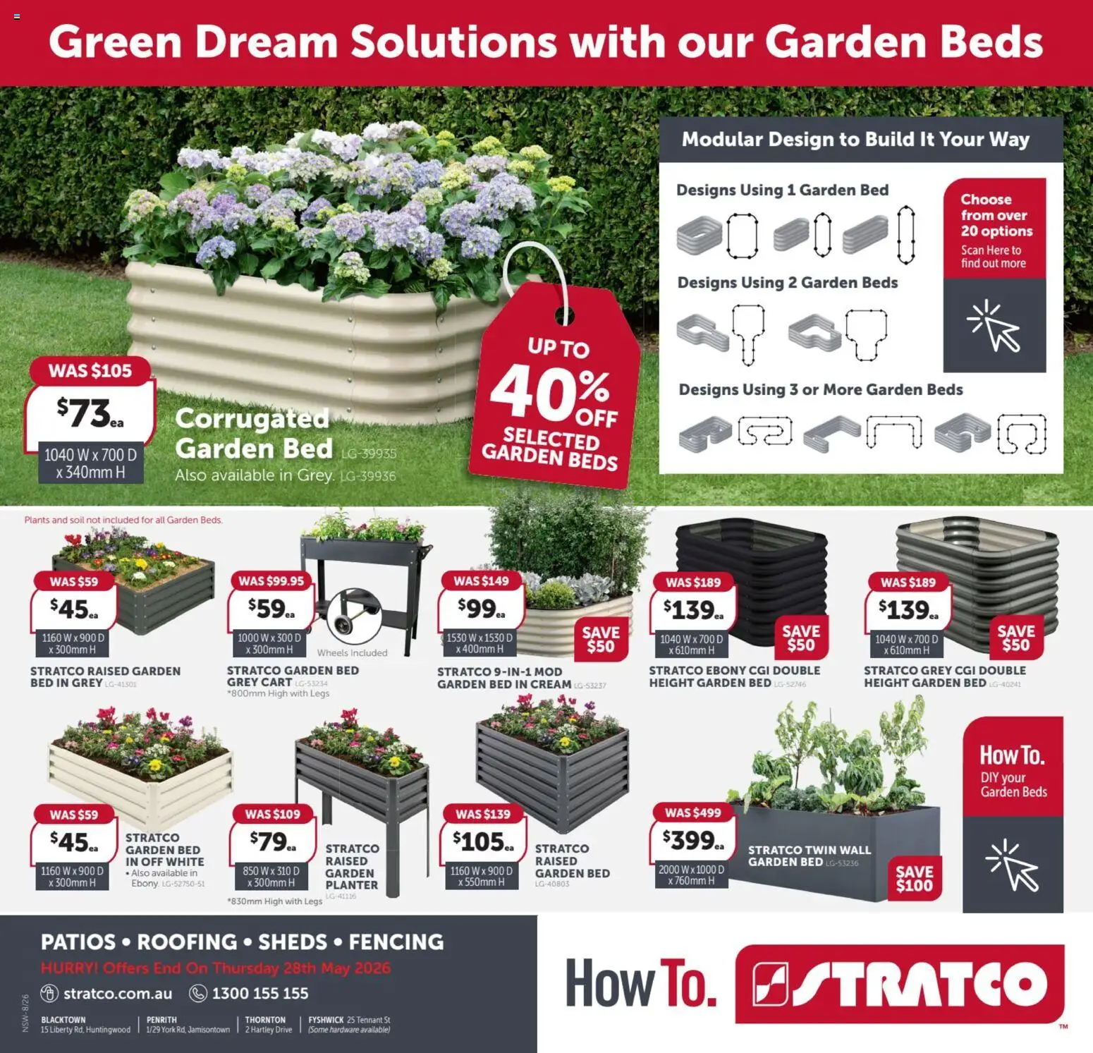 Stratco catalogue - valid from 17.04.2026 | Page: 12 | Products: Cart, Cream, Soil, Bed
