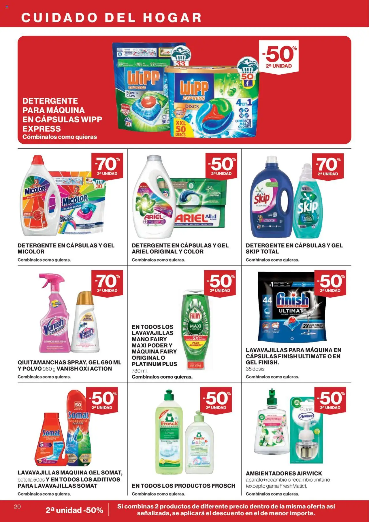Nuevas ofertas de El Corte Inglés válidas en toda la República Mexicana desde el 14.08.2025. ¡Encuentra las mejores ofertas en El Corte Inglés - Catálogo Nuestros Mejores Precios! | Página: 24 | Productos: Limón, Lavavajillas, Botella, Polvo
