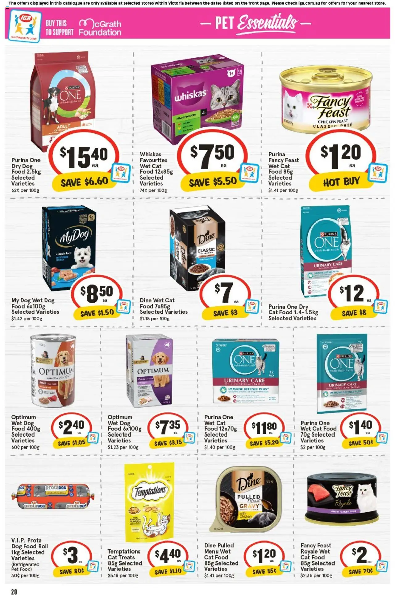 IGA catalogue - valid from 10.09.2025 | Page: 28 | Products: Chicken, Dog food, Foundation