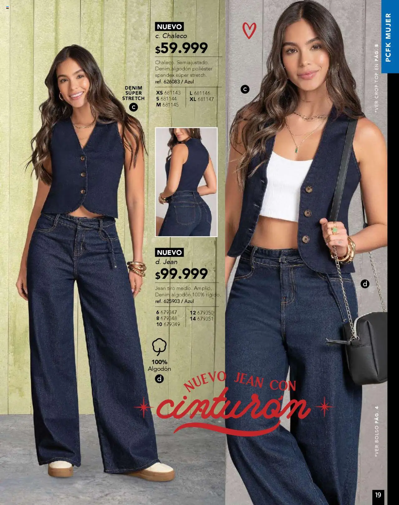 Pacifika revista - valida desde el 01.08.2025 | Página: 22 | Productos: Bolso, Cinturón, Jean, Chaleco