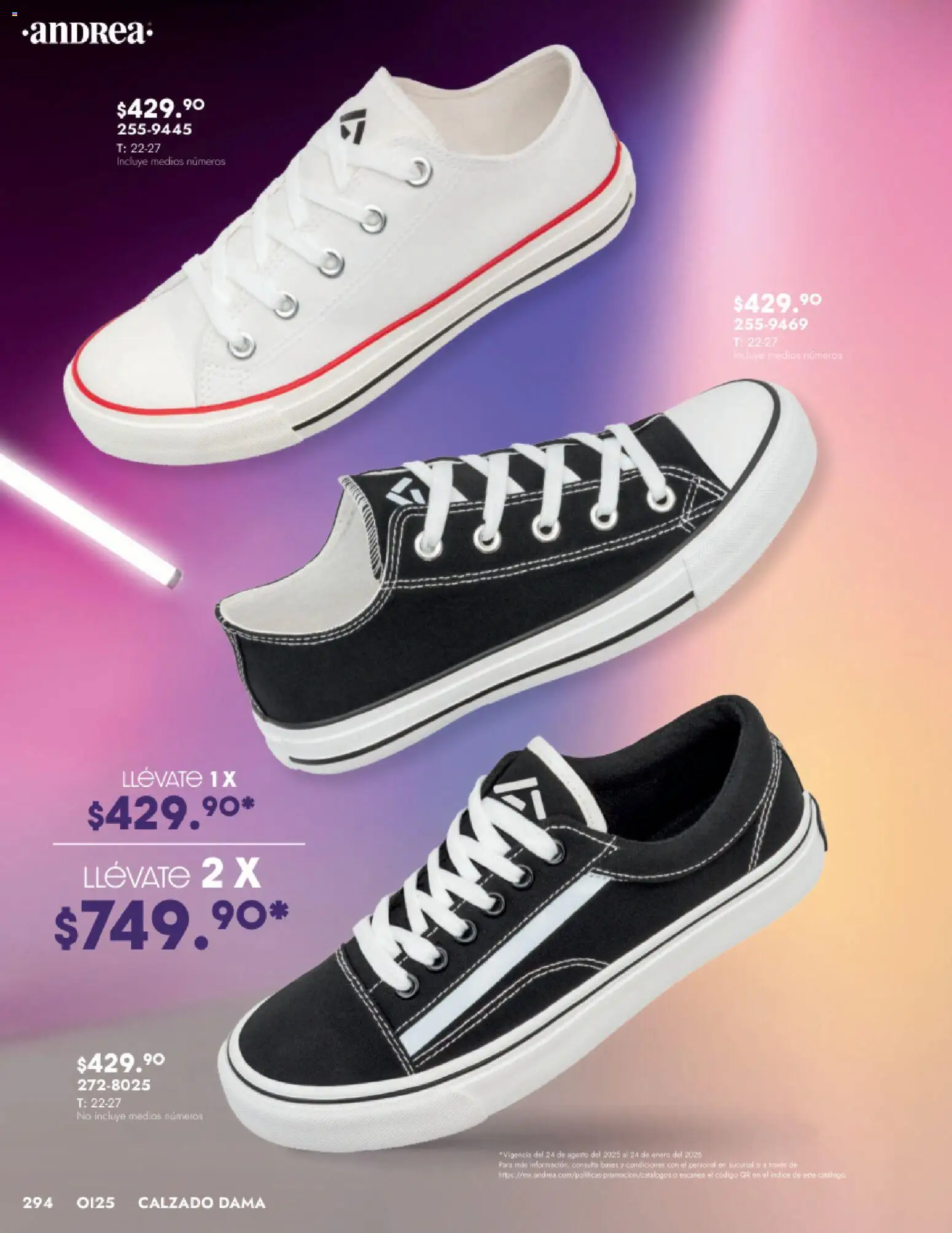 Nuevas ofertas de Andrea válidas en toda la República Mexicana desde el 24.08.2025. ¡Encuentra las mejores ofertas en Andrea - Catálogo Calzado Dama! | Página: 294
