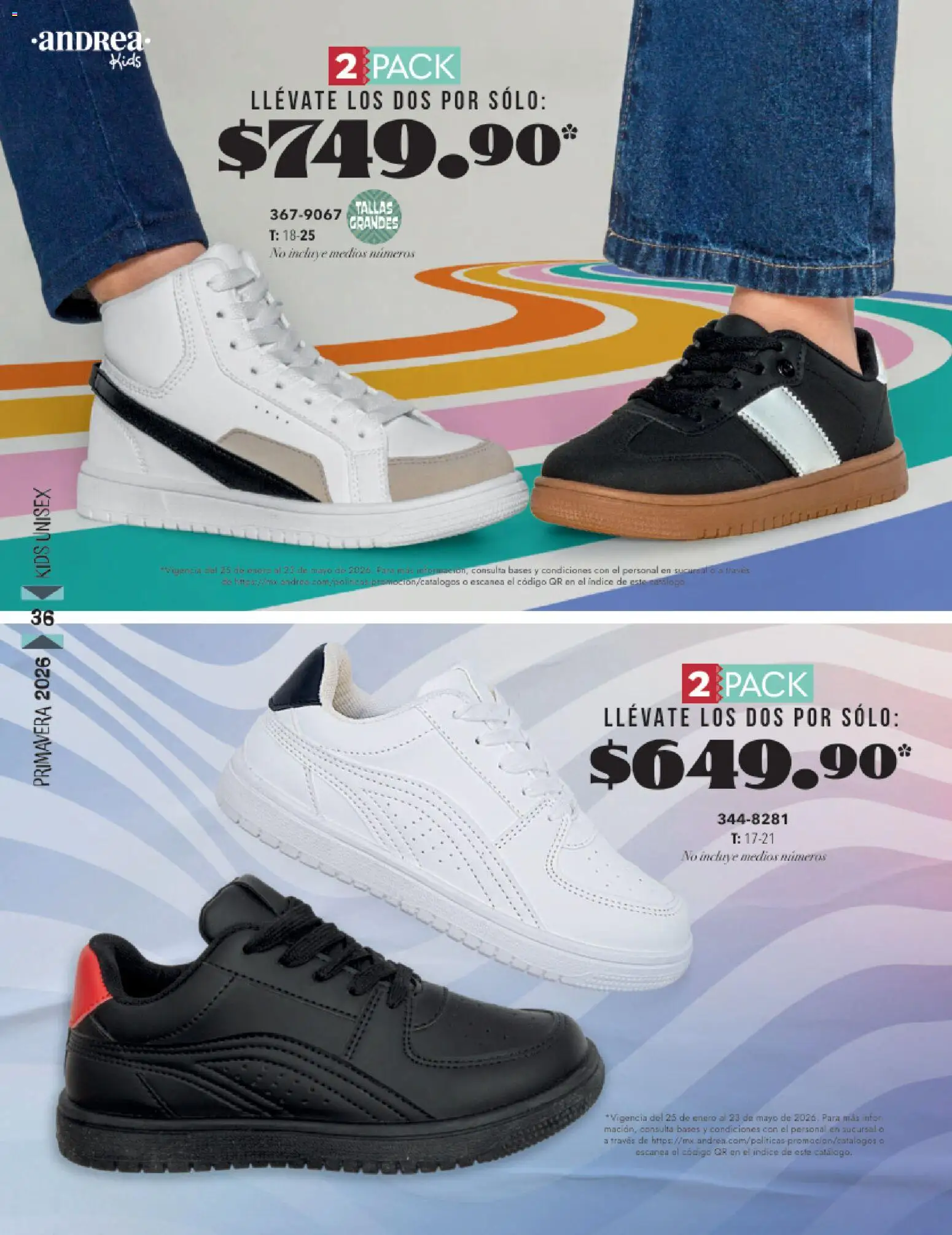 Nuevas ofertas de Andrea válidas en toda la República Mexicana desde el 25.01.2026. ¡Encuentra las mejores ofertas en Andrea catálogo Infantil! | Página: 36