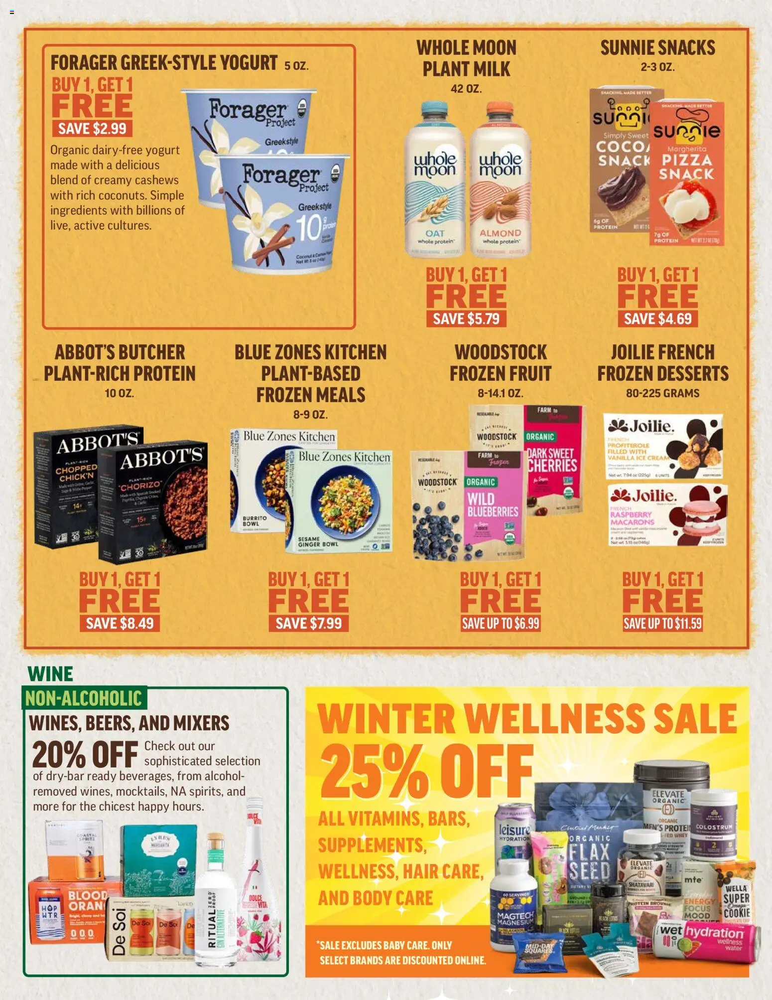 Central Market Weekly Ad - valid from 07.01.2026 | Page: 5 | Products: Ginger, Yogurt, Pizza, Raspberry