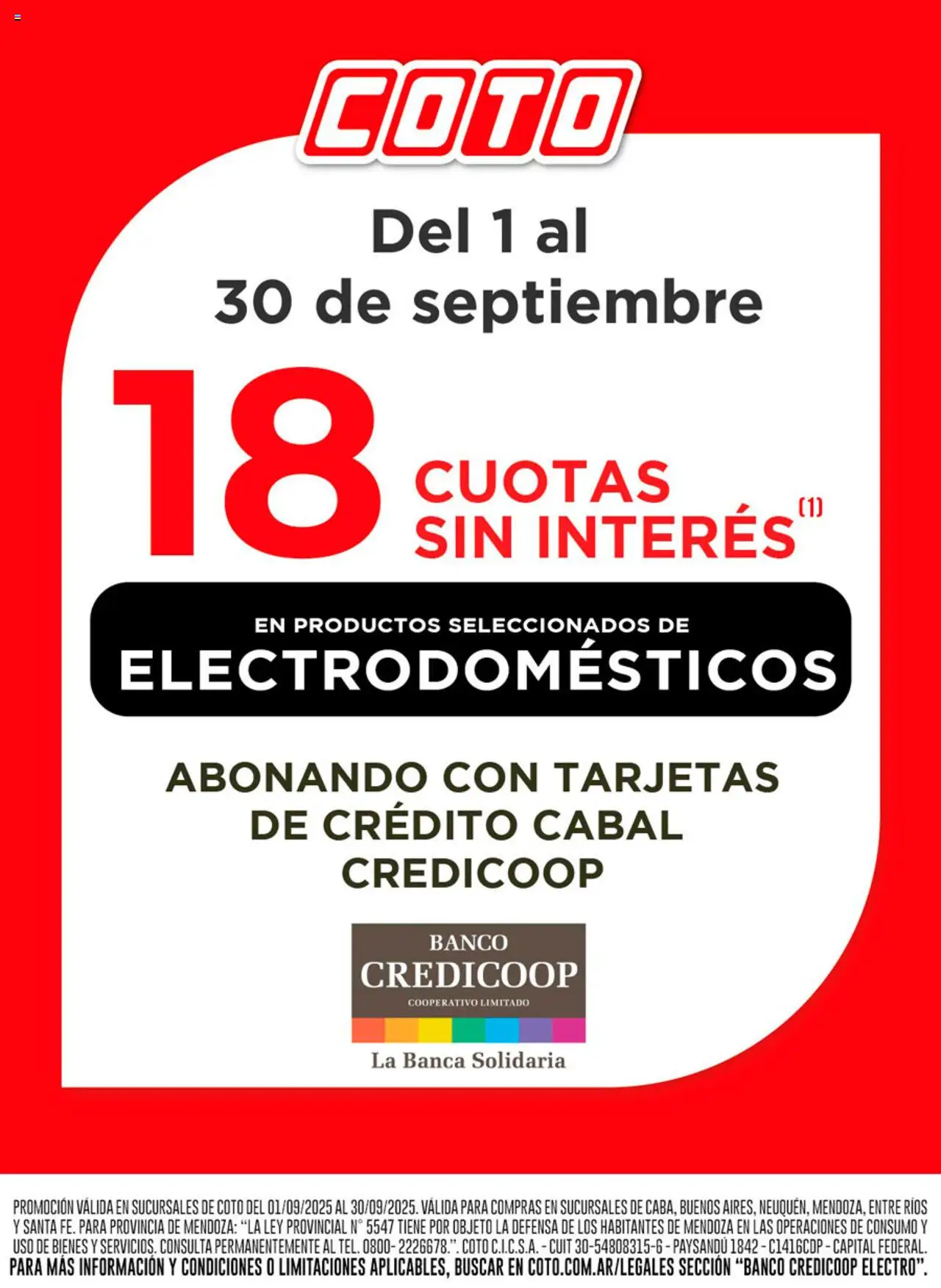 Coto ofertas Septiembre │ válido desde el 01.09.2025 | Página: 4 | Productos: Banco
