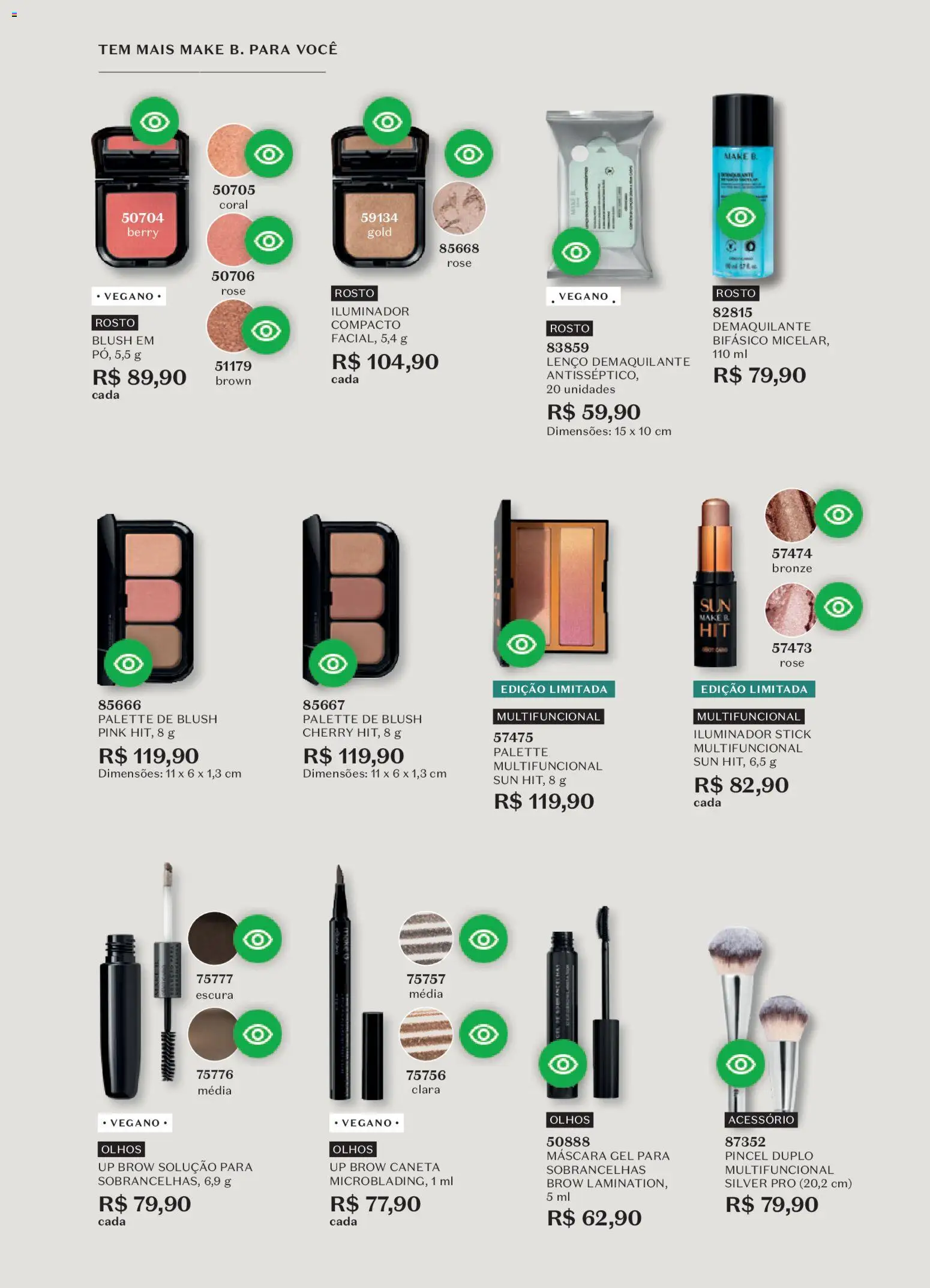 O Boticário Folheto - válido de 09.02.2026 | Página: 133 | Produtos: Multifuncional, Caneta, Lenço, Demaquilante