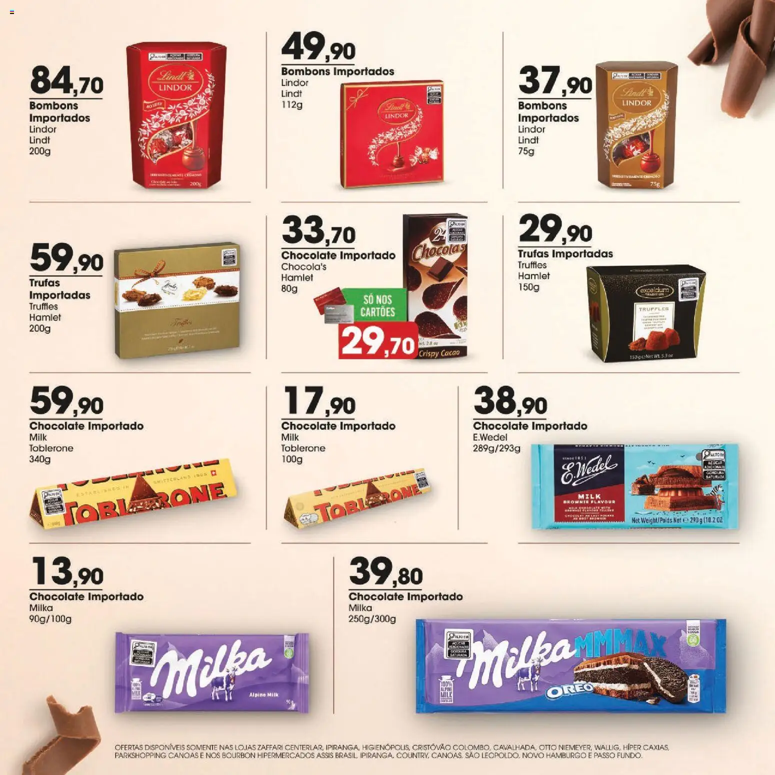 Zaffari Folheto - válido de 10.03.2026 | Página: 3 | Produtos: Chocolate, Bourbon, Açúcar