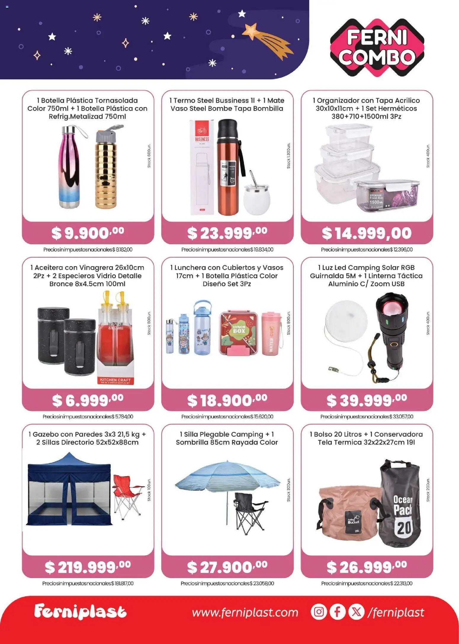 Ferniplast catálogo │ válido desde el 26.12.2025 | Página: 5 | Productos: Mate, Termo, Gazebo, Bombilla