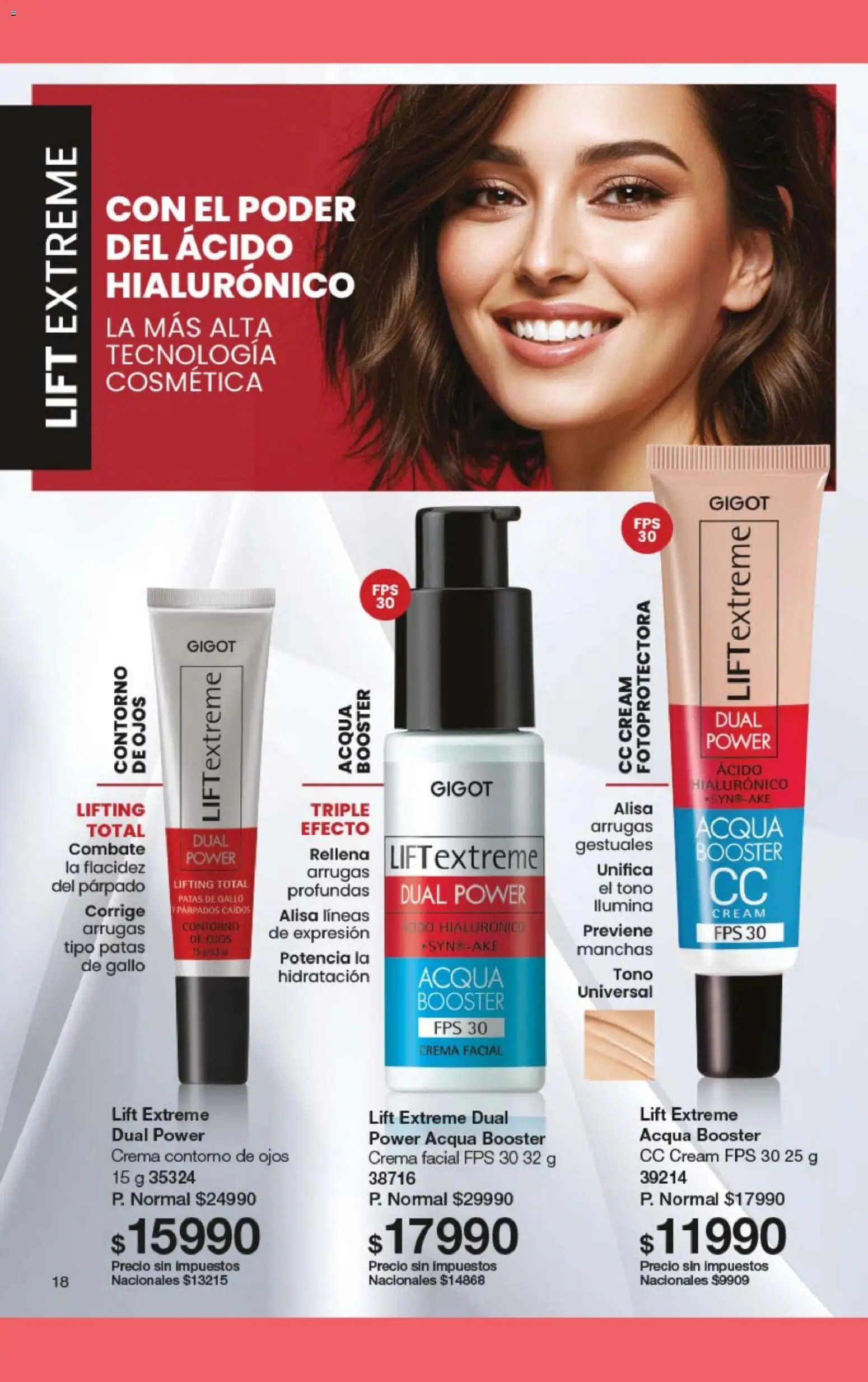 Gigot - CAMPAÑA 06 │ válido desde el 15.03.2026 | Página: 34 | Productos: Contorno de ojos, Contorno, Crema