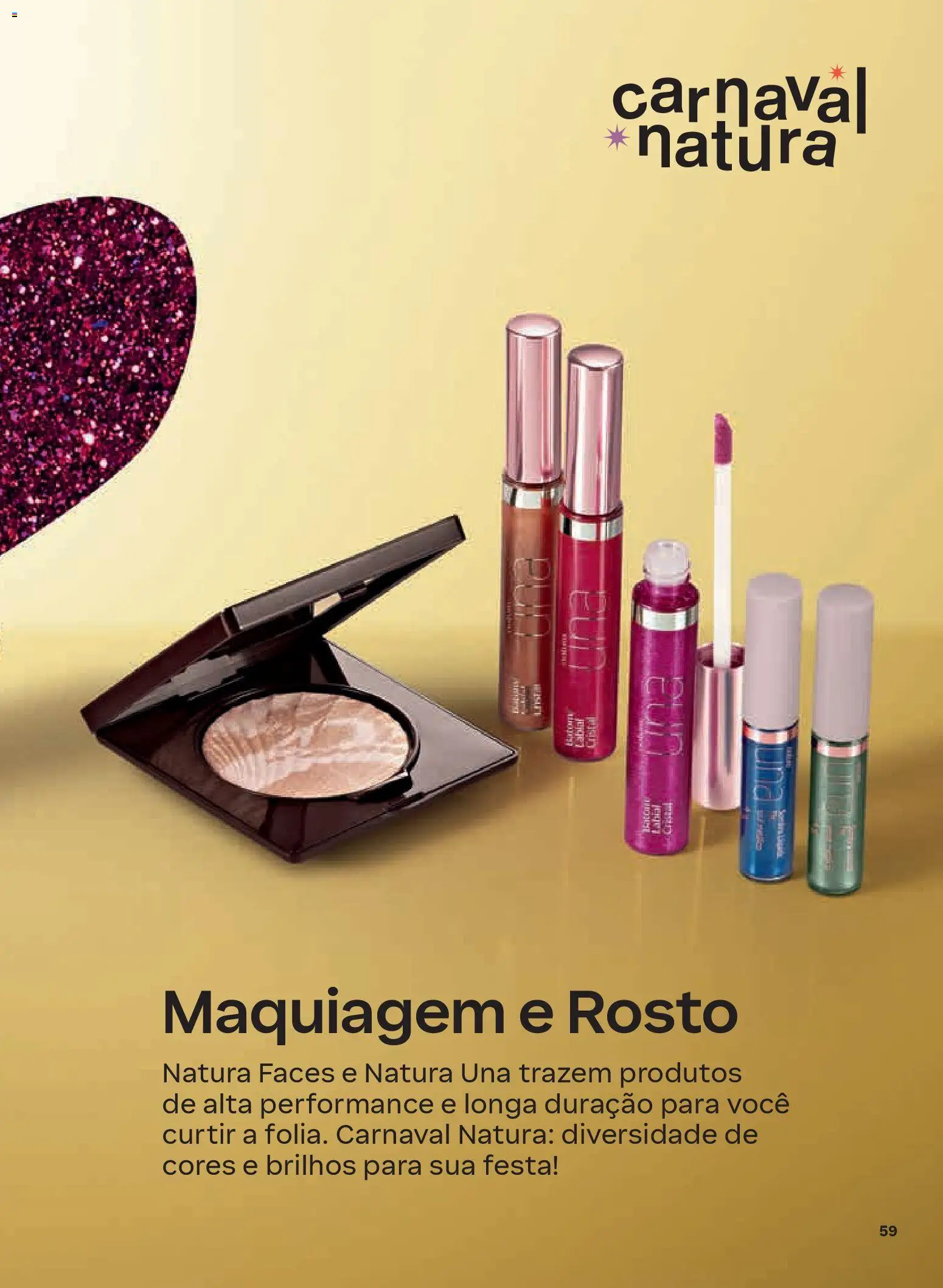 Natura Folheto - válido de 13.01.2026 | Página: 59 | Produtos: Maquiagem