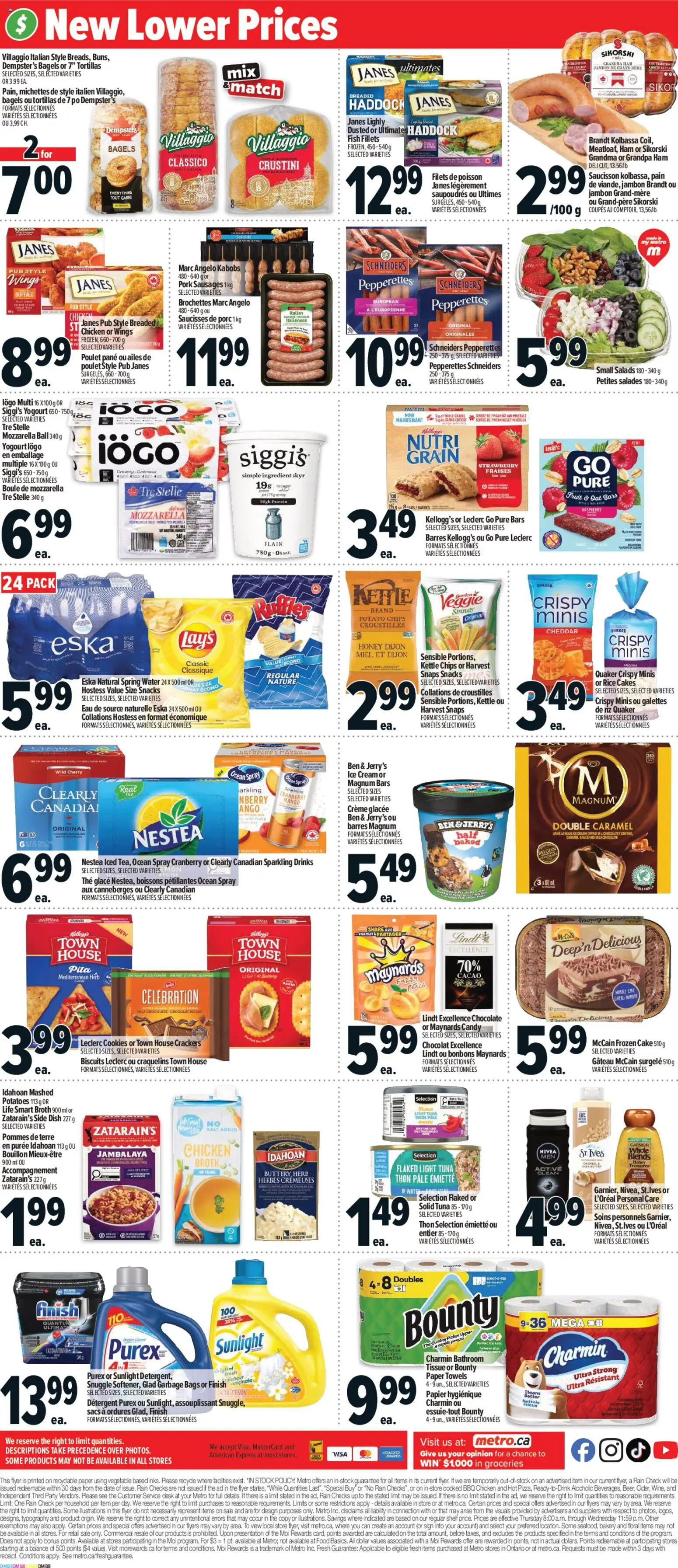 Metro flyer valid from 16.04.2026 | Page: 4 | Products: Chips, Cookies, Shelf, Chicken