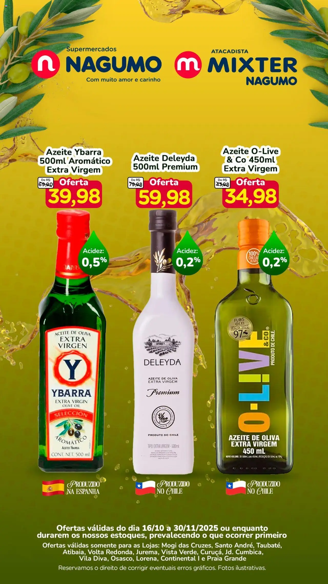 Nagumo Folheto - válido de 16.10.2025 | Página: 1 | Produtos: Azeite