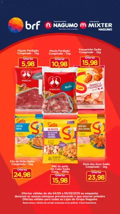 Nagumo - Ofertas BRF - Pré-Visualização do folheto da loja Nagumo, válido de 04.09.2025