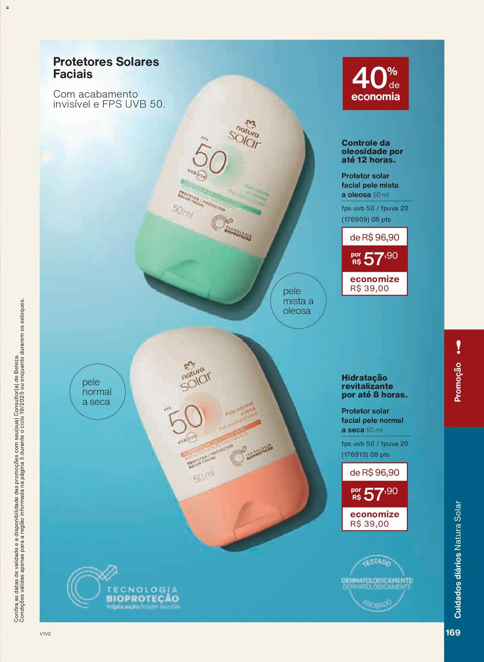 Natura Folheto - válido de 26.11.2025 | Página: 169 | Produtos: Protetor solar, Protetor solar facial