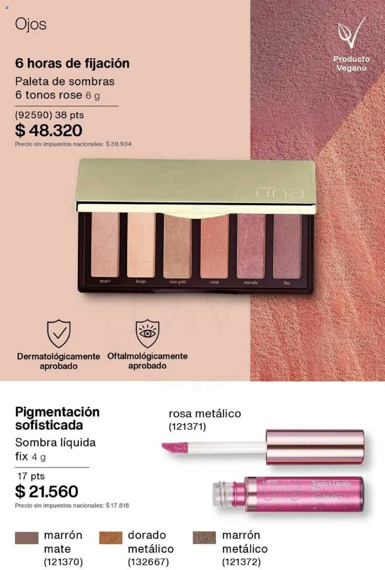 Catálogo Natura Ciclo 8 │ válido desde el 03.06.2025 | Página: 118 | Productos: Mate, Sombra, Paleta