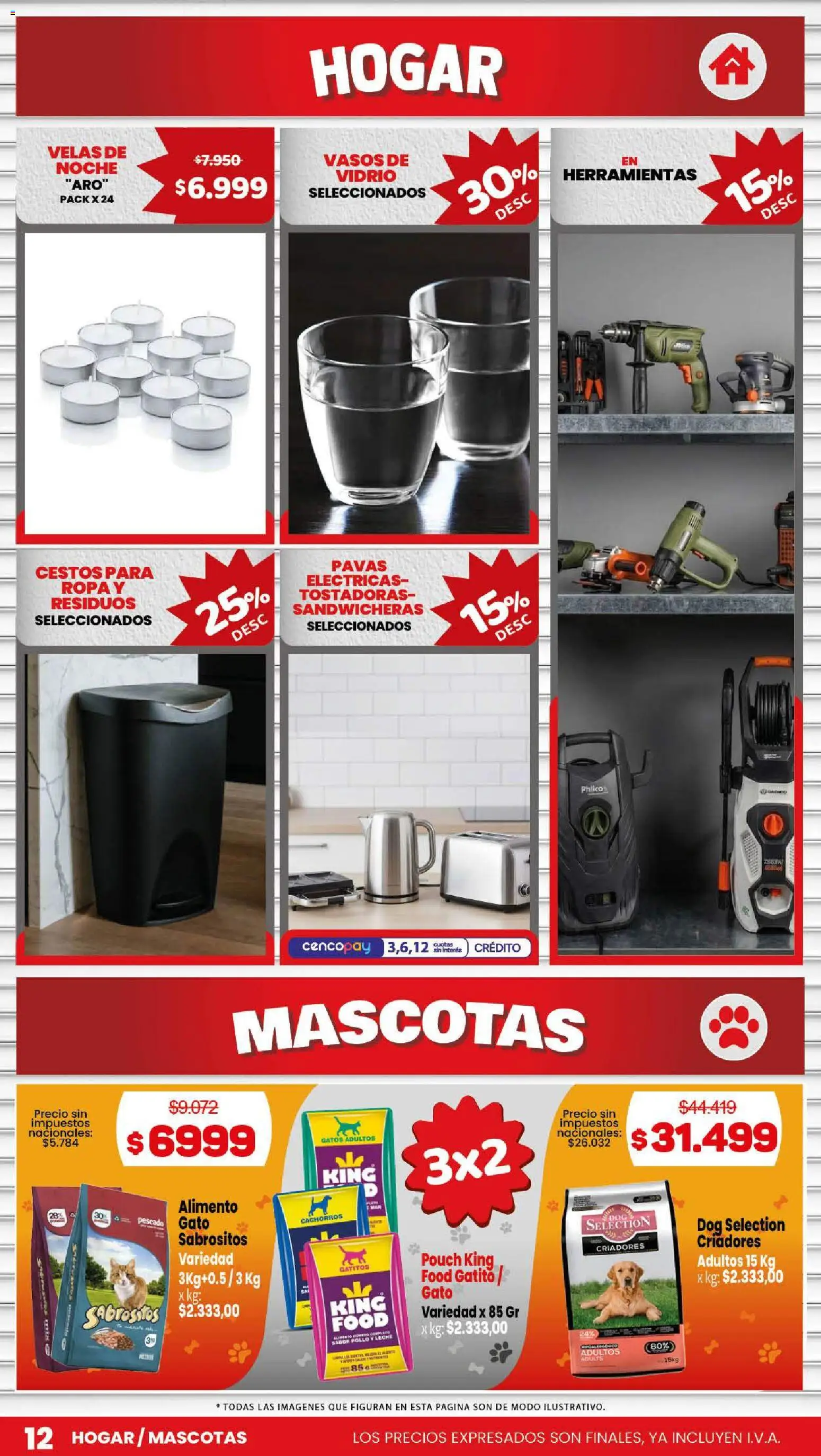 Makro ofertas │ válido desde el 22.07.2026 | Página: 12 | Productos: Pollo, Ropa, Leche, Vasos