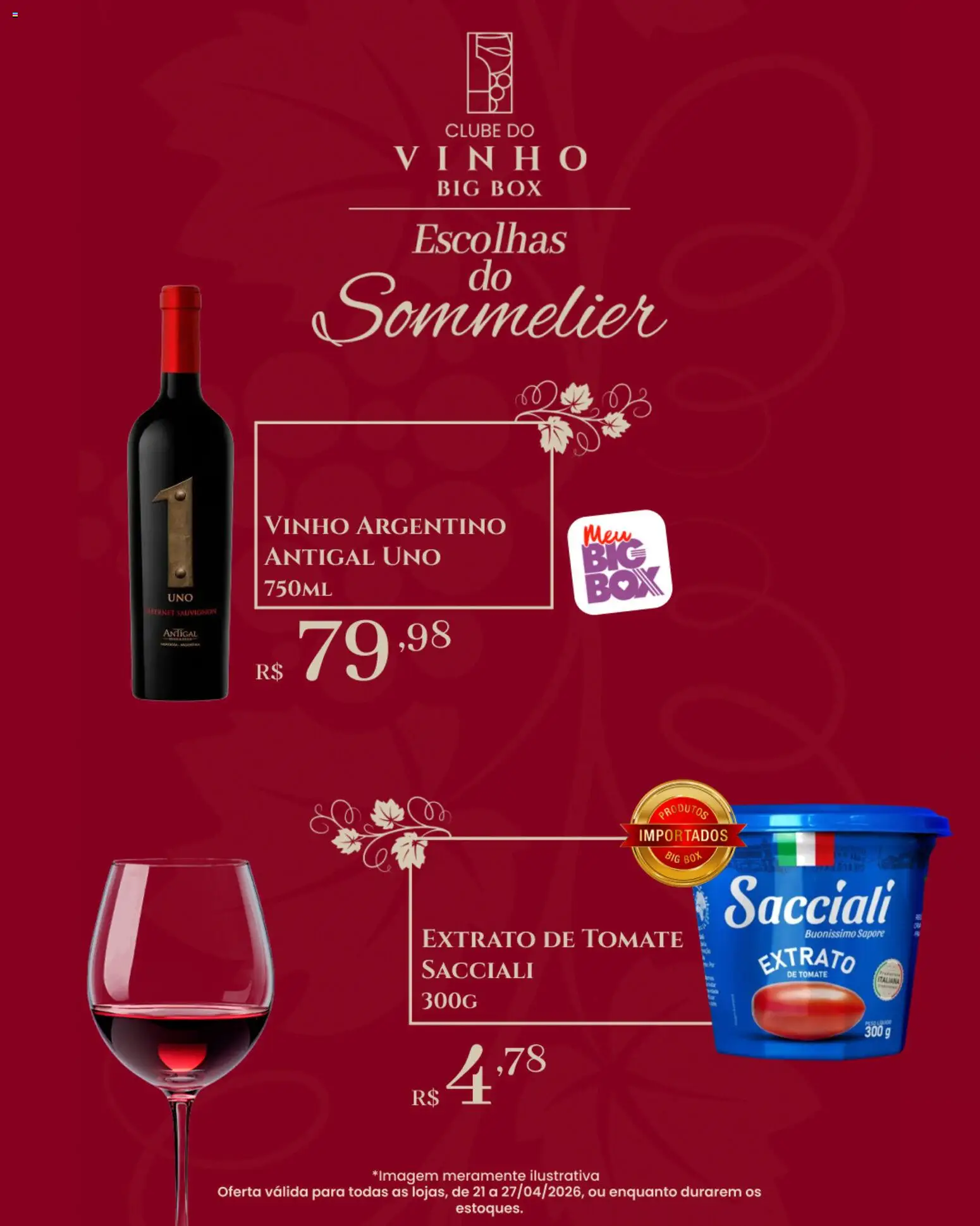 Big Box Folheto - válido de 21.04.2026 | Página: 7 | Produtos: Vinho