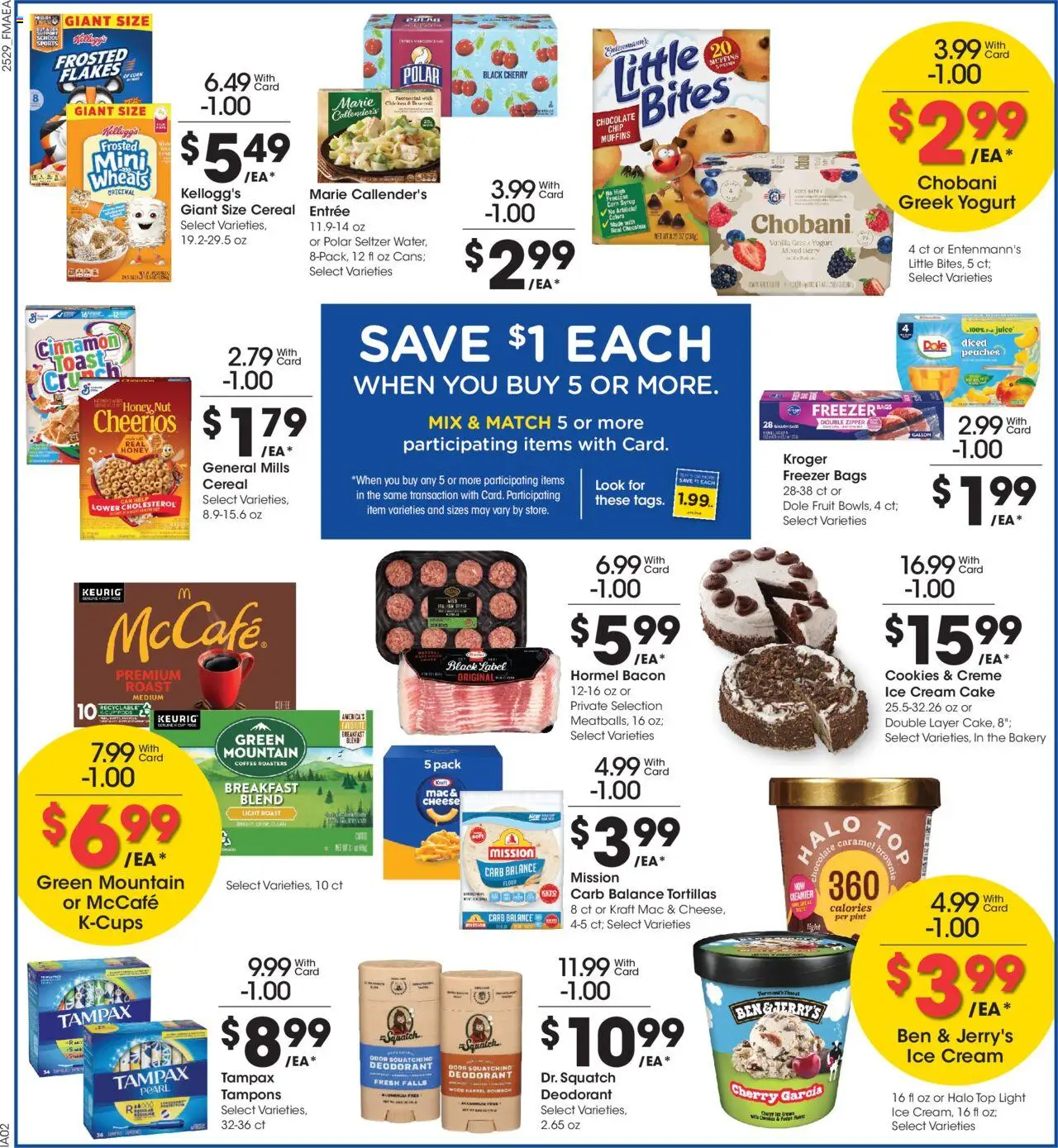 Fred Meyer Weekly Ad - valid from 20.08.2025 | Page: 6 | Products: Yogurt, Chocolate, Juice, Flakes