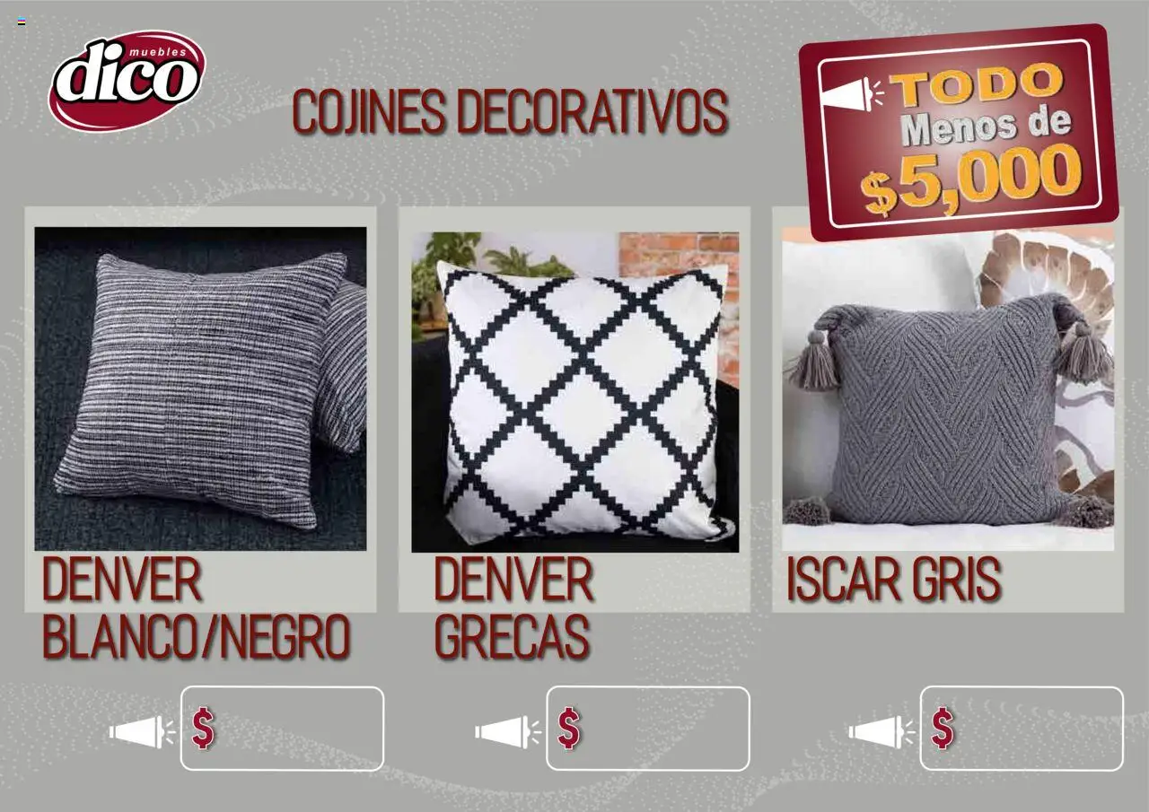 Nuevas ofertas de Muebles Dico válidas en toda la República Mexicana desde el 12.02.2025. ¡Encuentra las mejores ofertas en Muebles Dico catálogo Todo Menos! | Página: 85 | Productos: Café, Cama, Colchón