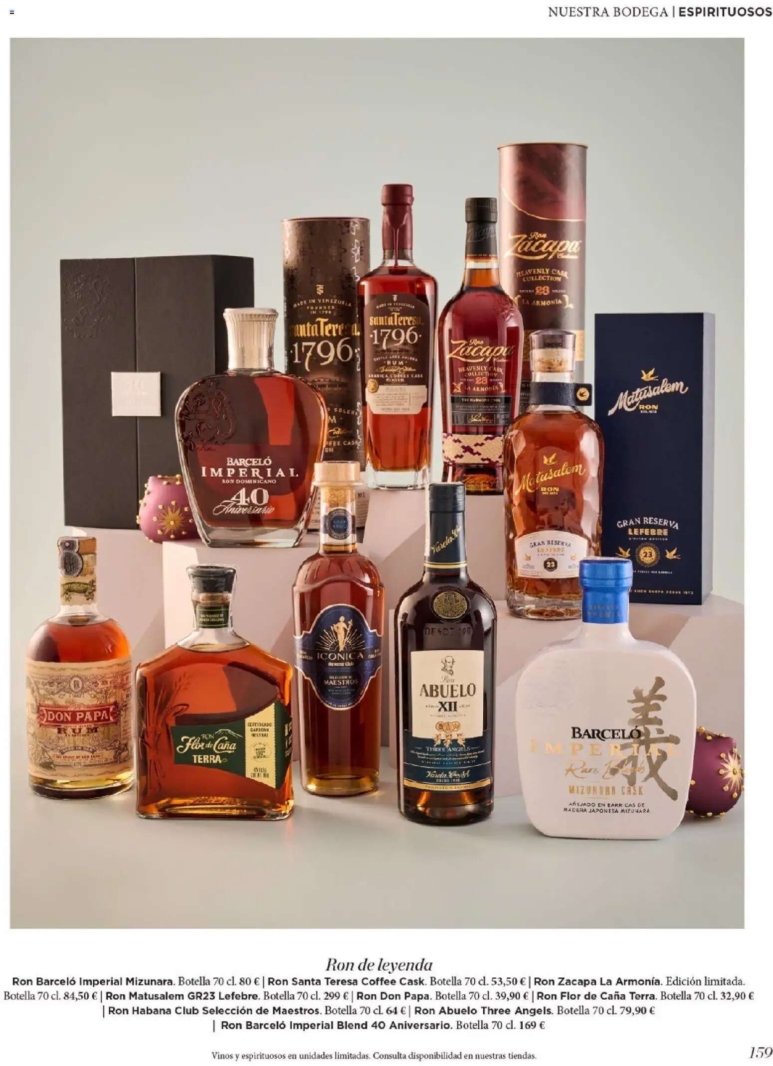 Nuevas ofertas de El Corte Inglés válidas en toda la República Mexicana desde el 19.11.2025. ¡Encuentra las mejores ofertas en El Corte Inglés catálogo El Placer De Regalar! | Página: 159 | Productos: Botella