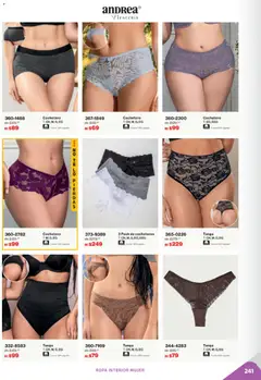 Vista previa de Andrea catálogo Outlet, nuevo folleto de la tienda, válido en México a partir del 02.11.2025 | Página: 241