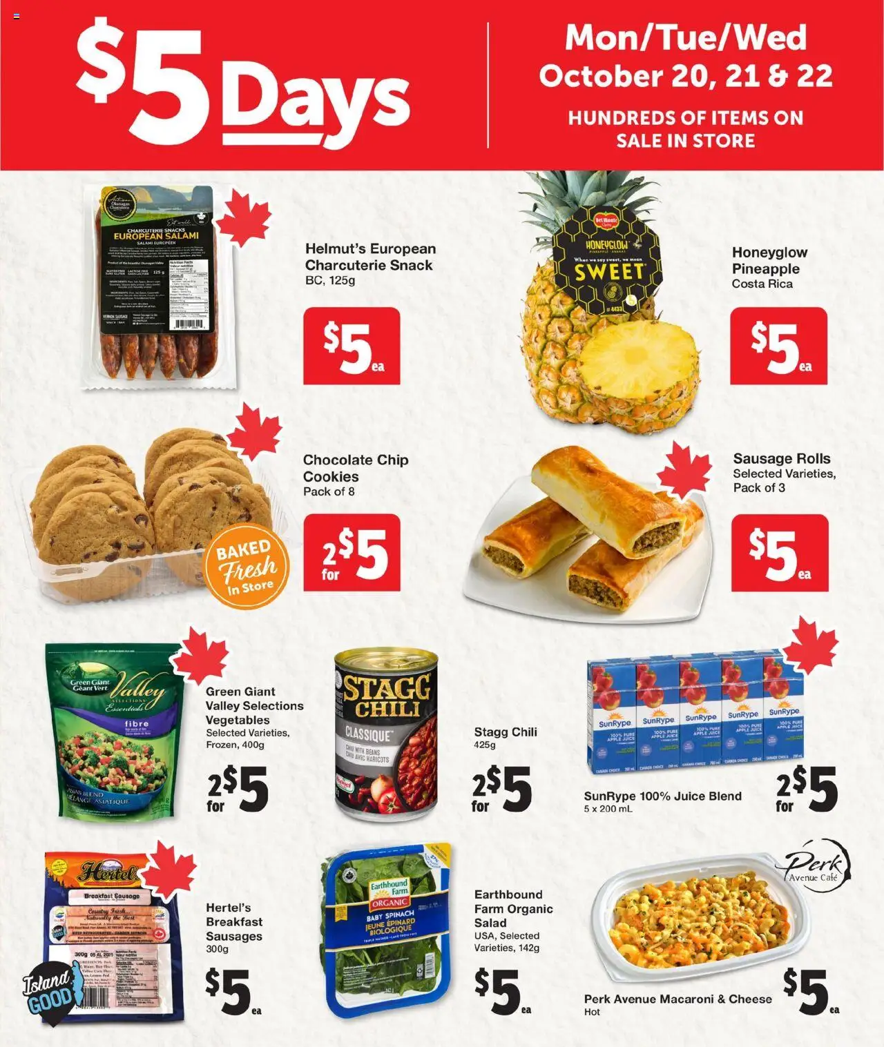Quality Foods flyer valid from 16.10.2025 | Page: 13 | Products: Pineapple, Cookies, Salad, Cheese