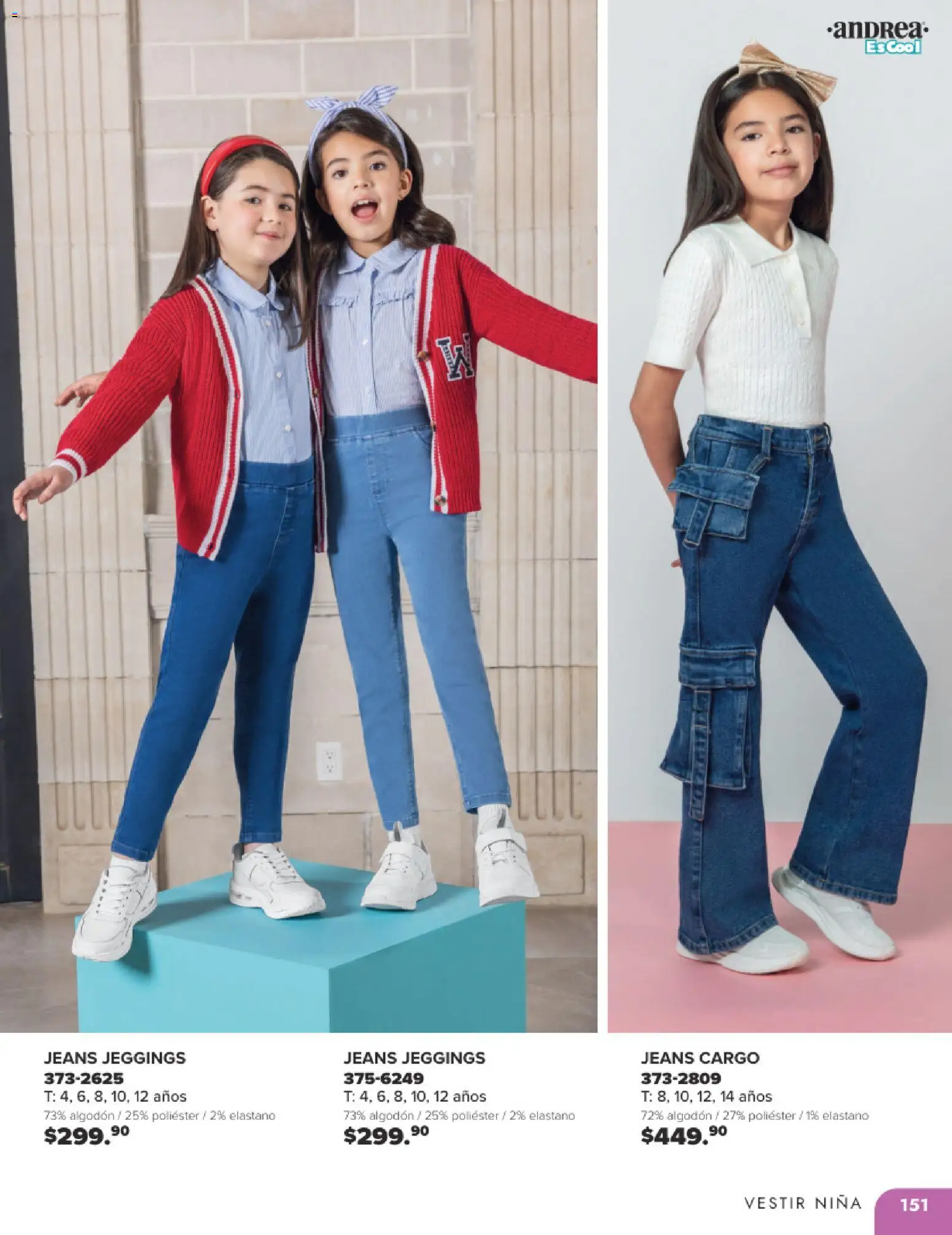 Nuevas ofertas de Andrea válidas en toda la República Mexicana desde el 25.05.2025. ¡Encuentra las mejores ofertas en Andrea catálogo Colegial ! | Página: 151 | Productos: Algodón