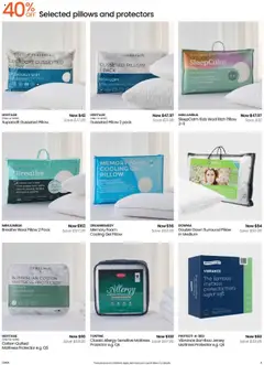 Preview of Myer Catalogue Bed, Bath & Living Home Essentials - valid from 14.10.2025 | Page: 4 | Products: Jersey, Mattress, Pillow, Allergy