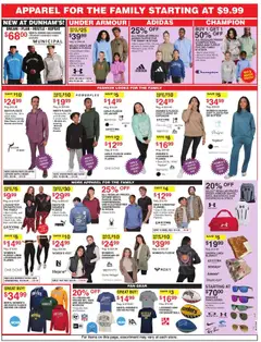 Preview of Dunham's Sports weekly ads valid from 18.10.2025 | Page: 15 | Products: Jacket, Leggings, Cardigan, Fan