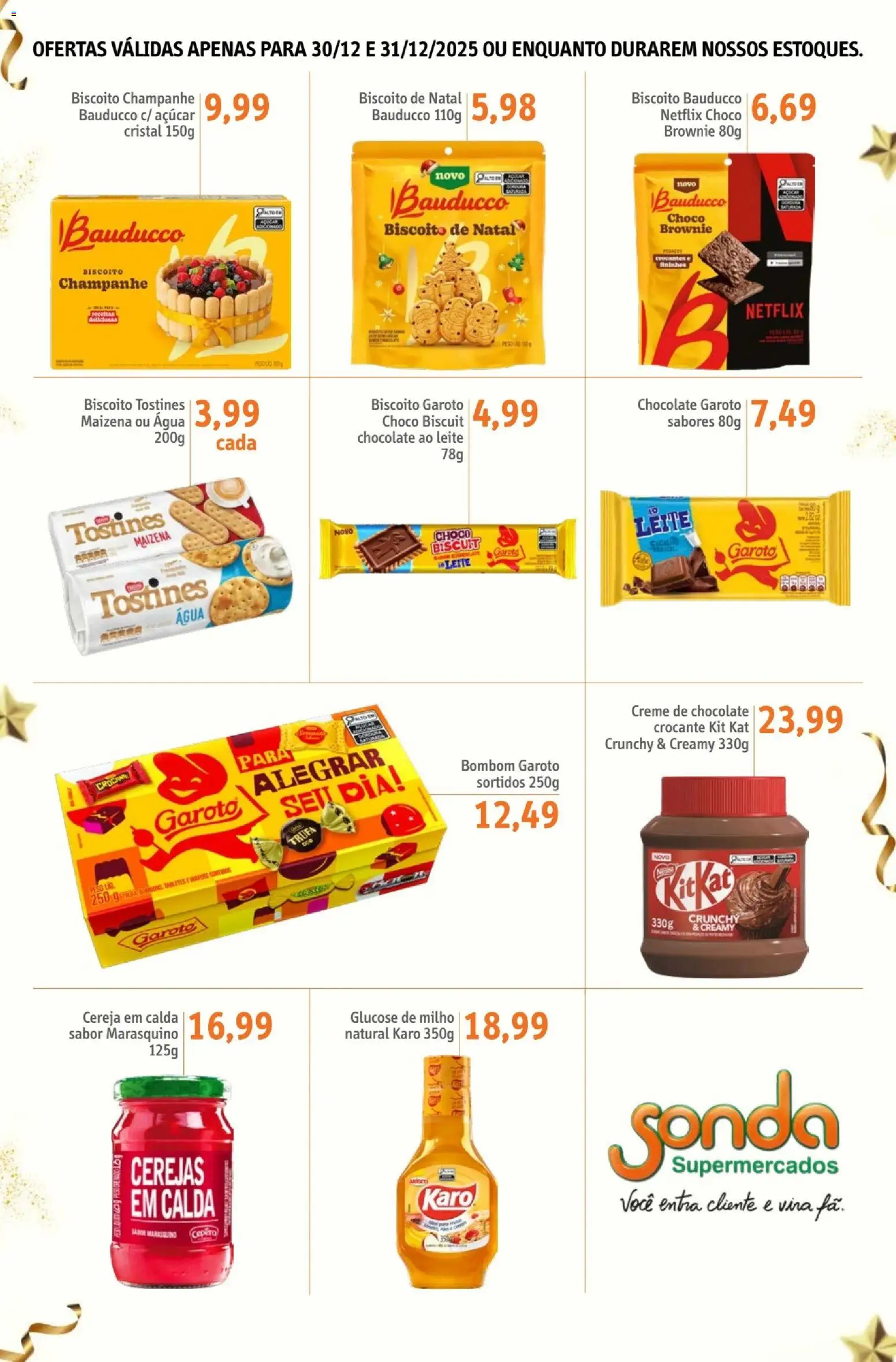 Sonda Folheto - válido de 30.12.2025 | Página: 7 | Produtos: Biscoito, Leite, Chocolate, Creme